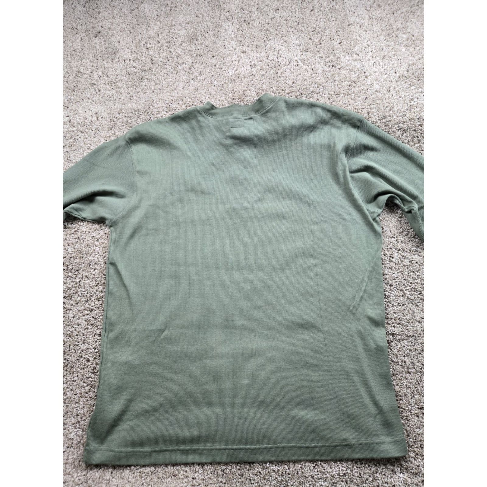 Vintage VINTAGE UNIONBAY Henley Shirt XL Mens Green Long Sleeve Pullover Cotton 90s NWT Size US XL / EU 56 / 4 - 5 Thumbnail