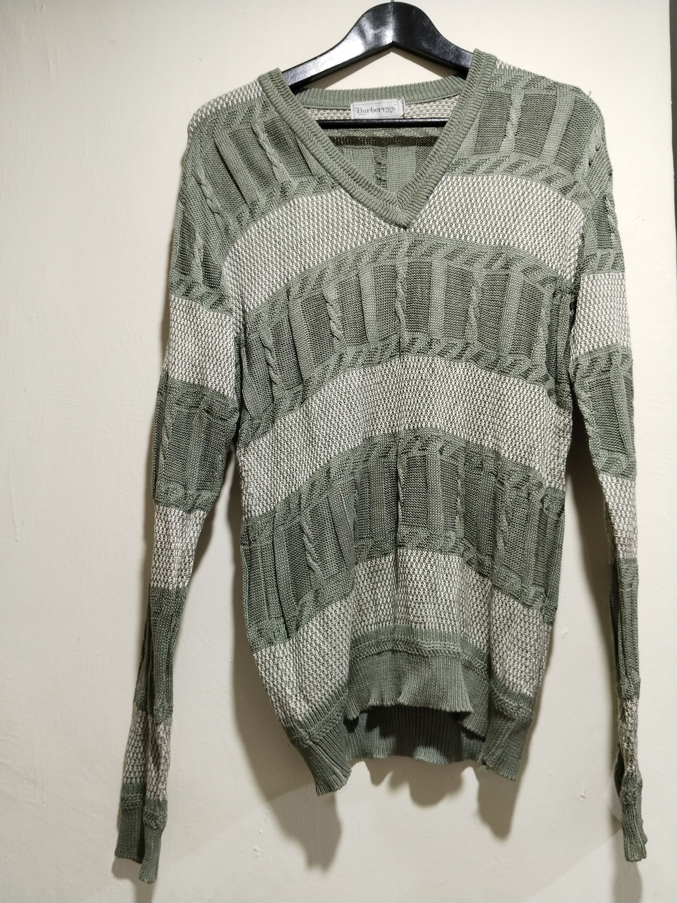 Burberry Vintage Burberry knitwear sweater Size US M / EU 48-50 / 2 - 1 Thumbnail