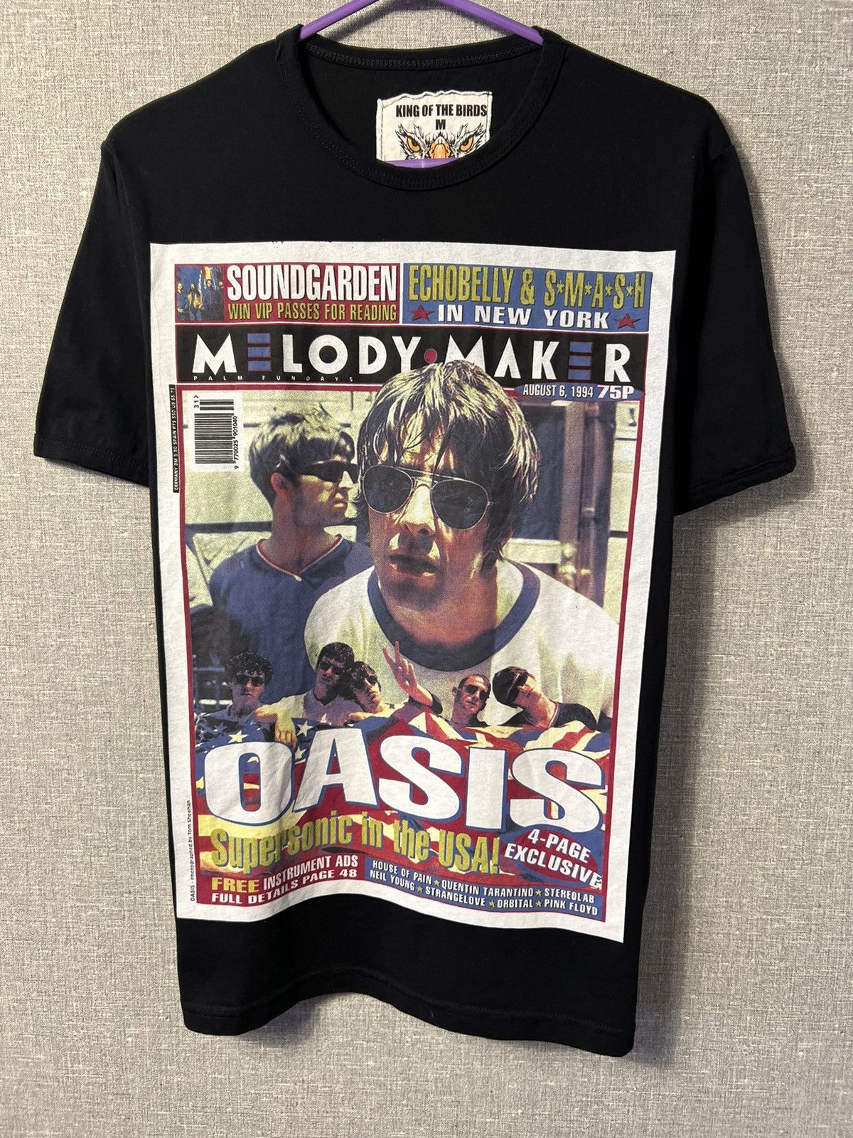 Band Tees × Vintage Melody Maker OASIS T-shirt Photographen by Tom Sheehan Size US M / EU 48-50 / 2 - 2 Thumbnail