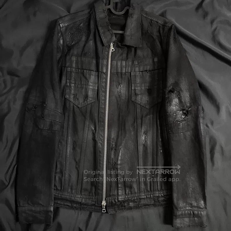 Amiri Amiri Size M Waxing ruins the denim jacket Size US M / EU 48-50 / 2 - 1 Thumbnail