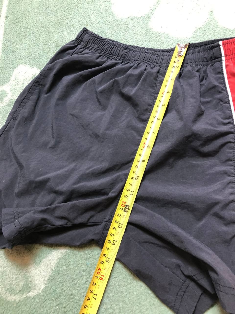 Nike Nike black shorts big logo crazy Y2K Vintage sportwear Size US 30 / EU 46 - 13 Thumbnail
