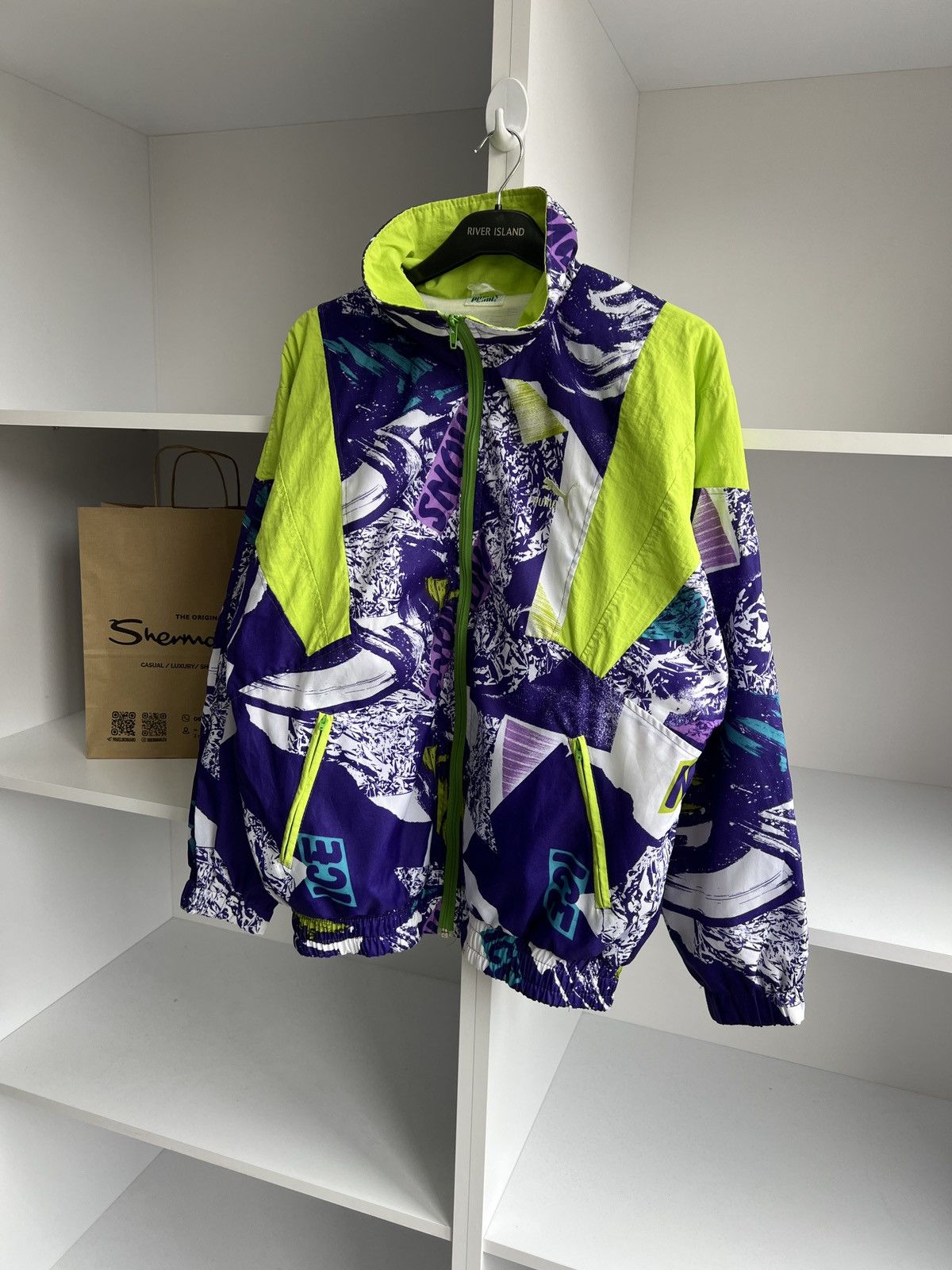 Puma × Vintage Vintage Puma Sports Jacket Track 90s Mens Size US M / EU 48-50 / 2 - 5 Thumbnail