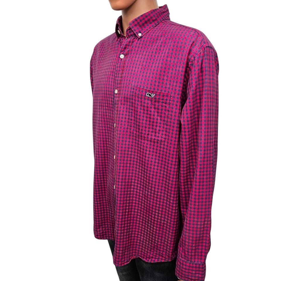 Vineyard Vines Vineyard Vines Bentley Gingham Check Tucker Shirt Classic XL Size US XL / EU 56 / 4 - 6 Thumbnail