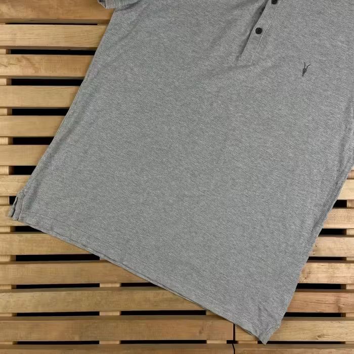 Allsaints Mens Polo T Shirt Allsaints Grey Size XL Size US XL / EU 56 / 4 - 3 Thumbnail