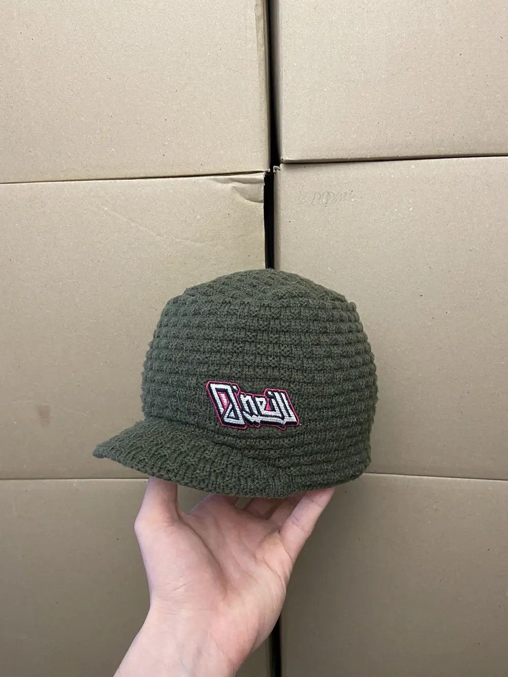 O'Neill VINTAGE ONEILL KNIT Y2K CAP HAT SURF SKATE JAPANESE STREET Size ONE SIZE - 1 Thumbnail