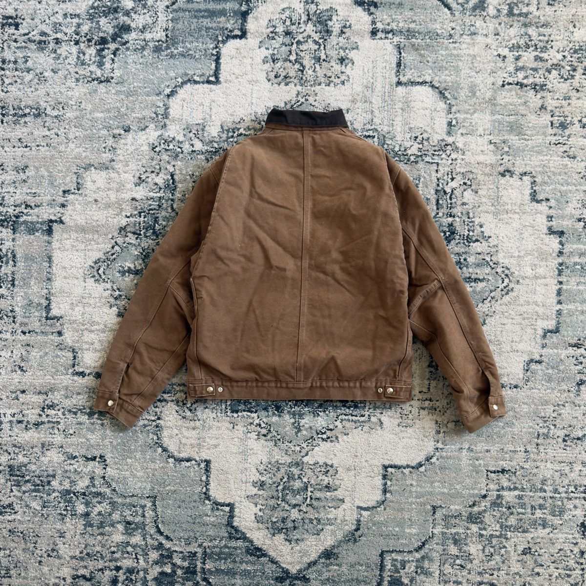 Carhartt × Vintage Heavy weight Carhartt Workwear Jacket with Sherpa Interior Size US L / EU 52-54 / 3 - 3 Thumbnail