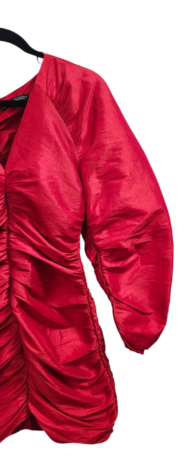 Zara Rare Zara Red Draped Mini Dress. Size S Size S / US 4 / IT 40 - 6 Thumbnail