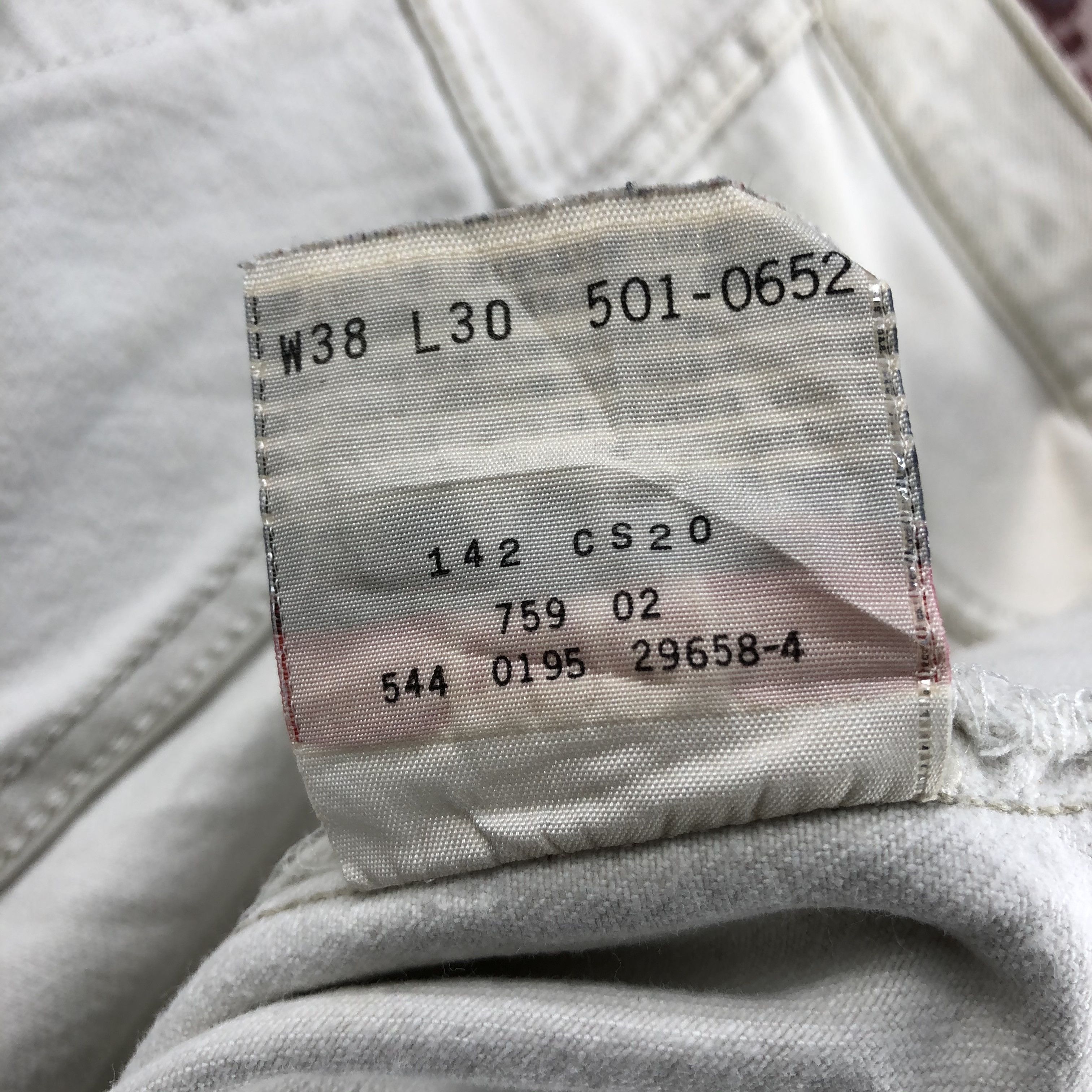 Levi's 90s Vintage Light Wash Levis 501 Jeans-JM2532 Size US 36 / EU 52 - 13 Thumbnail