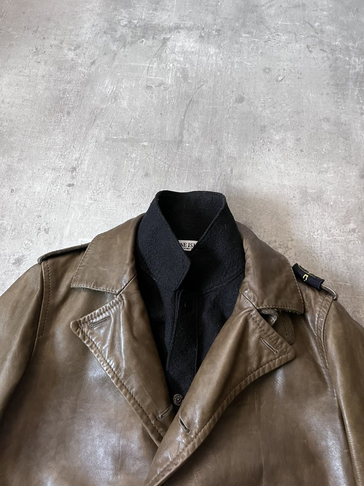 Stone Island Stone Island A/W 2008 2 in 1 leather jacket coat Size US M / EU 48-50 / 2 - 6 Thumbnail