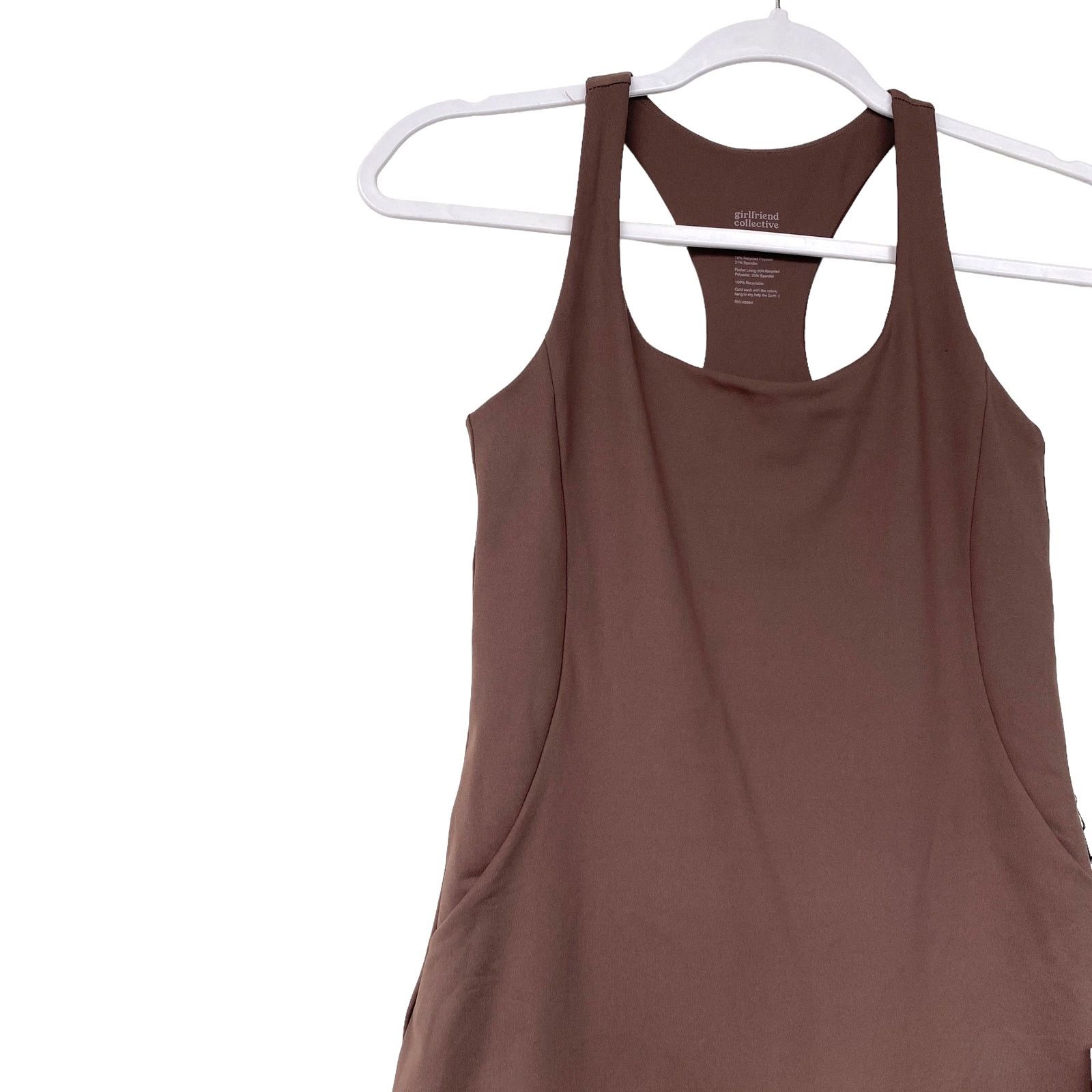 Girlfriend Collective Girlfriend Collective Brown Paloma Racerback Dress Size S / US 4 / IT 40 - 3 Thumbnail