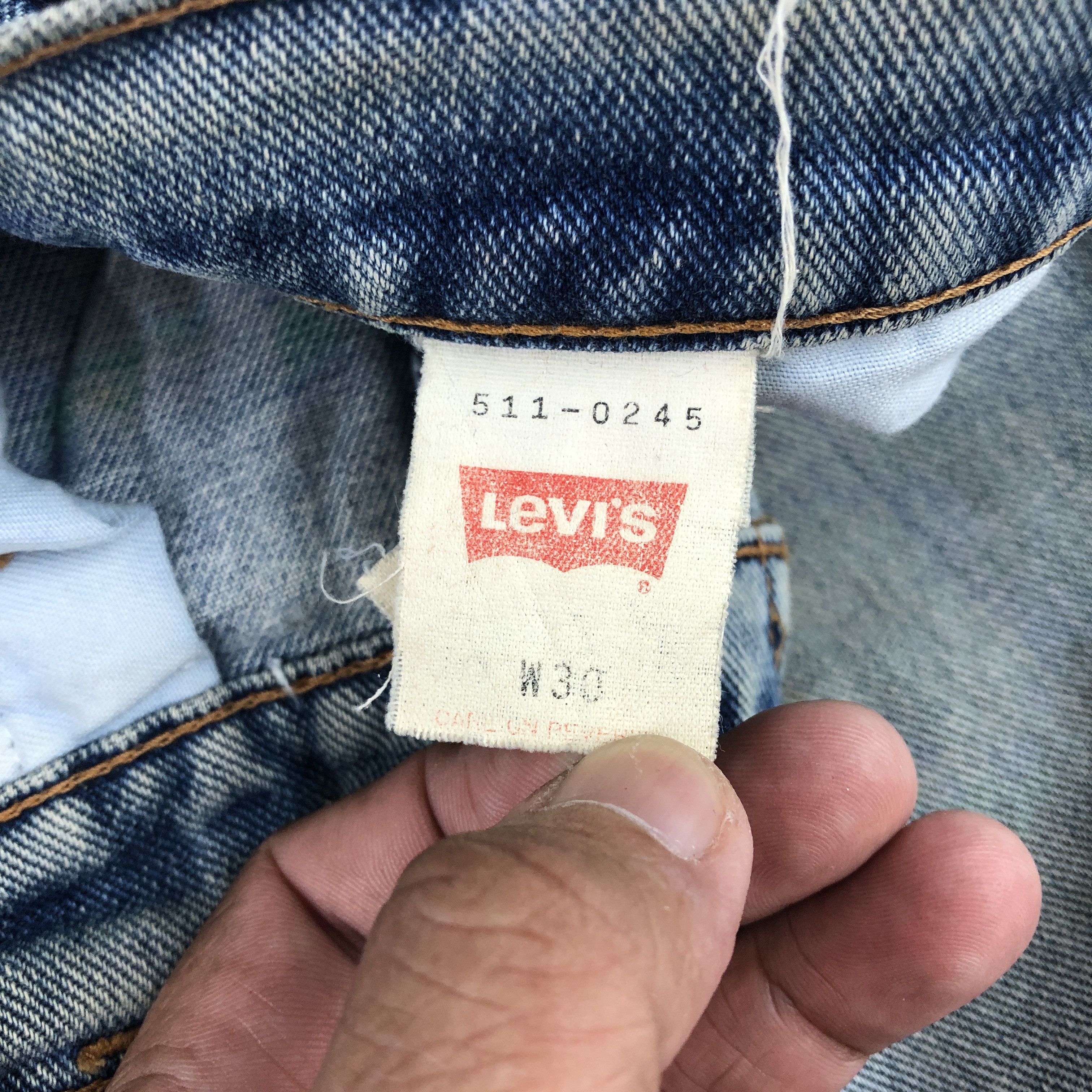 Levi's Vintage Levis Mud Stone Wash Jeans Distressed Levi's Denim Size 28" / US 6 / IT 42 - 8 Thumbnail