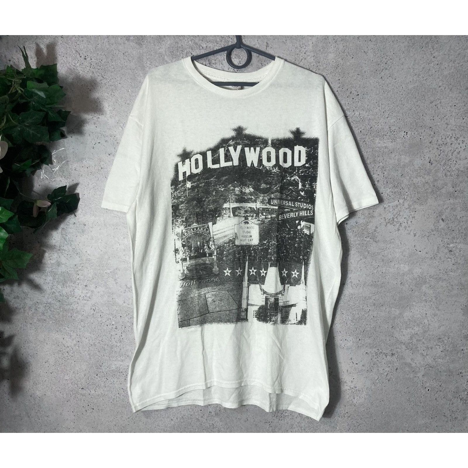 Planet Hollywood × Vintage 90s Vintage Hollywood Print Vintage t-shirt Size US L / EU 52-54 / 3 - 1 Thumbnail