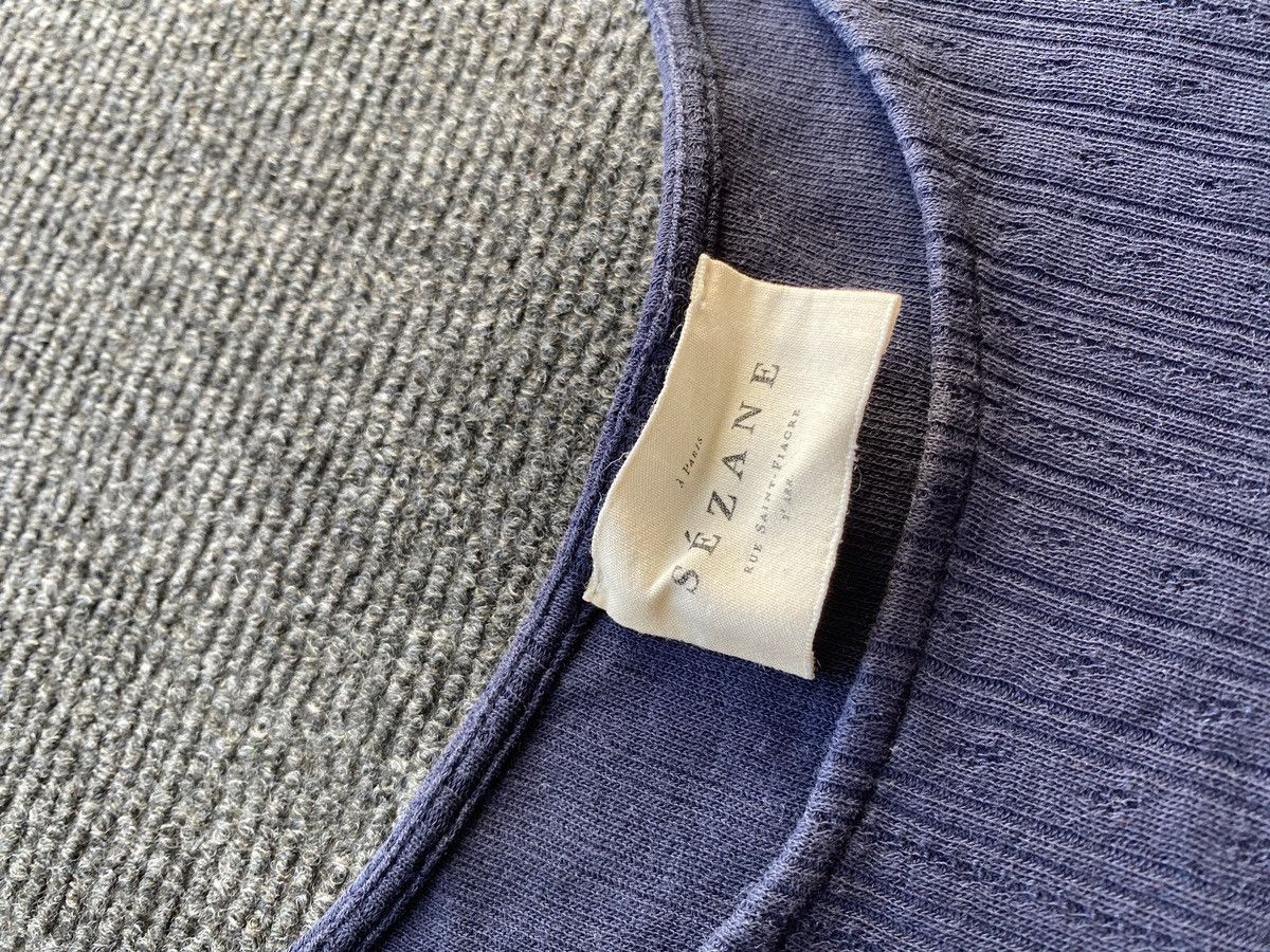 Sezane 🔥Sezane Paris Designer Luxury Blue top women s Size S / US 4 / IT 40 - 3 Thumbnail