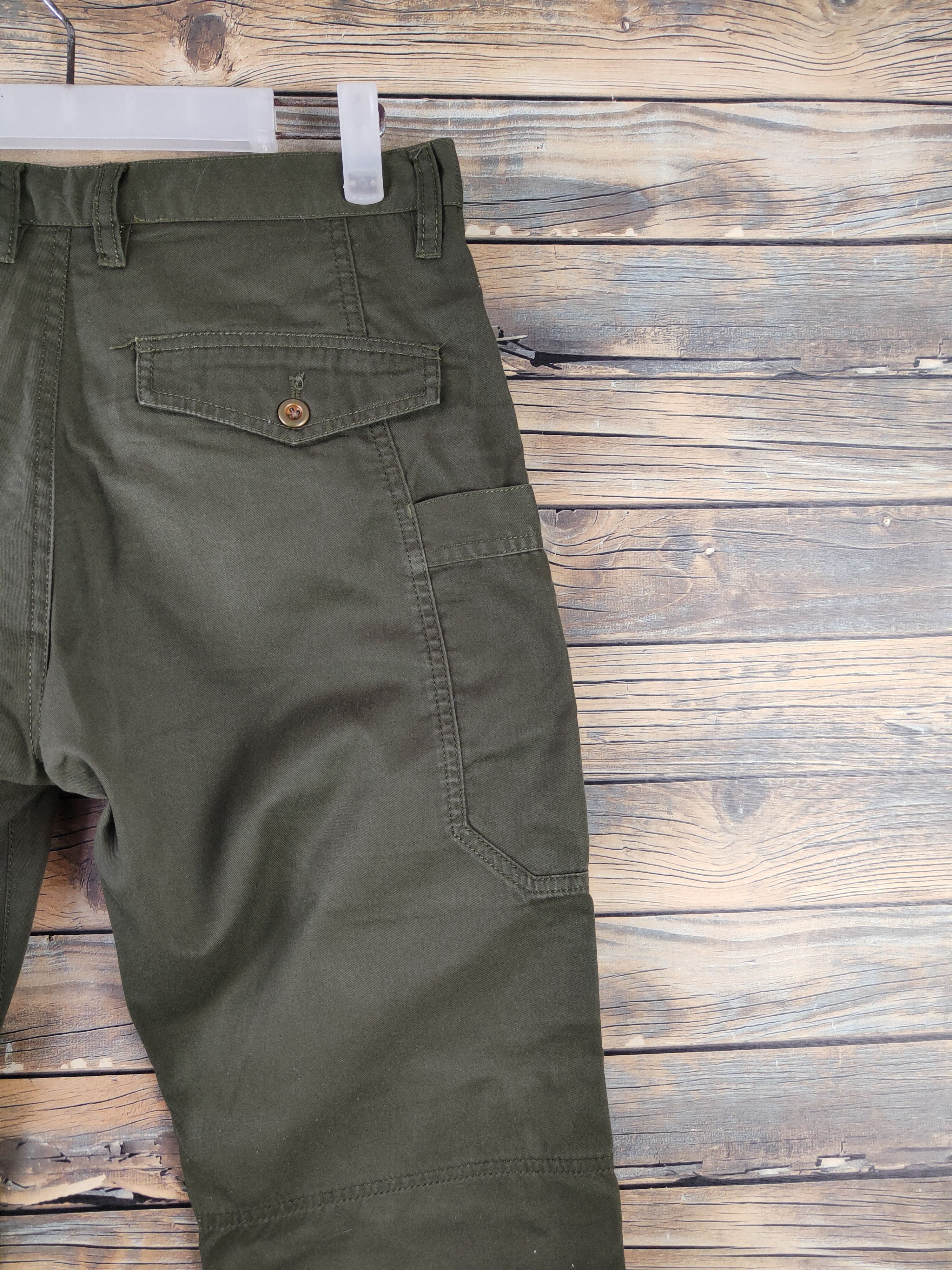 Japanese Brand DL TK Olive Multipocket utility Tactical Cargo Pants #089 Size US 30 / EU 46 - 10 Thumbnail