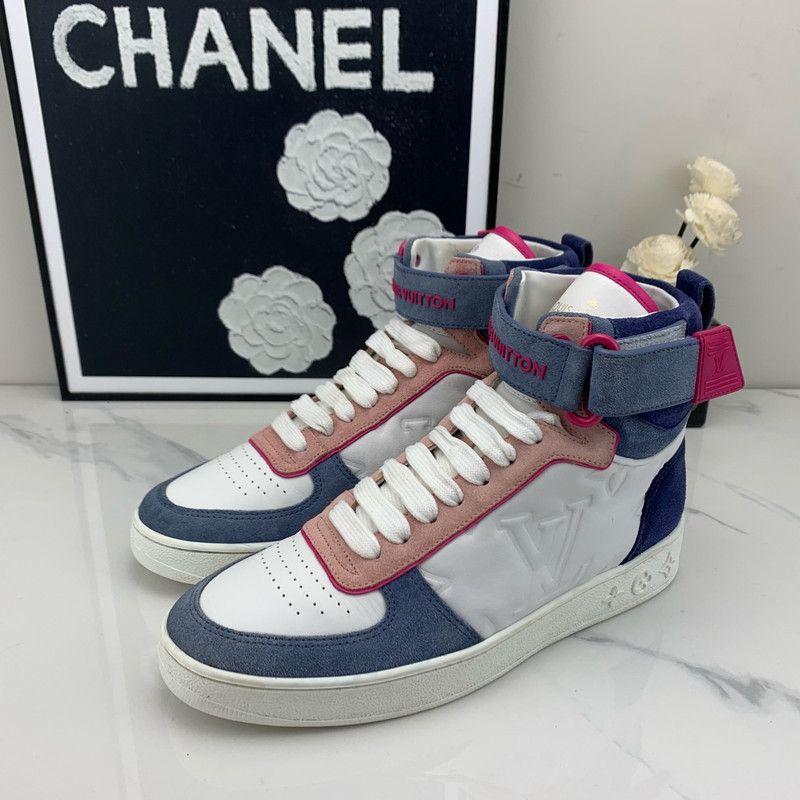 Louis Vuitton Louis Vuitton Boombox High-Top Sneakers 0079 Size US 5.5 / EU 38 - 1 Thumbnail