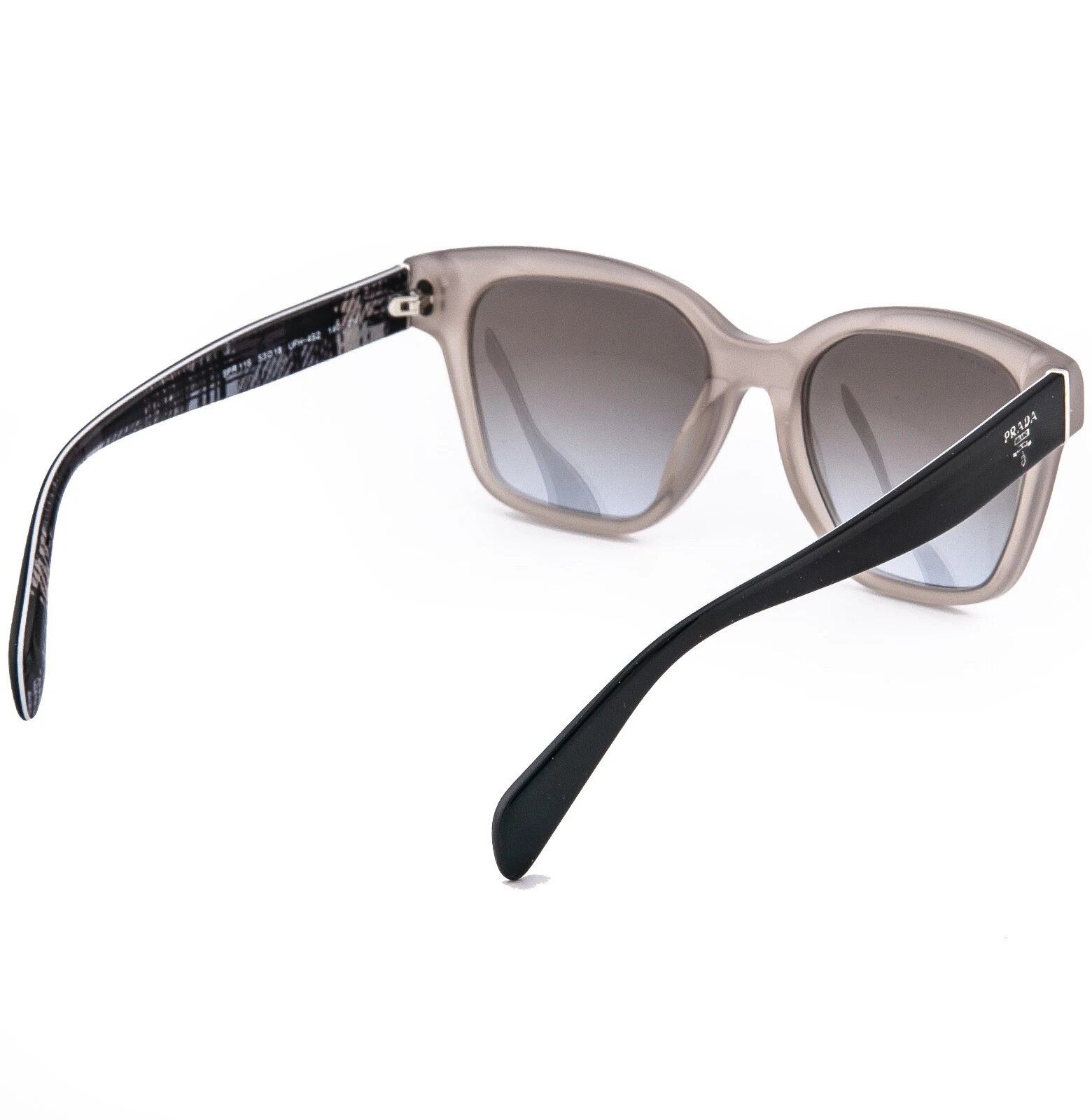 Prada PRADA 11S Heritage PR11SS Grey Black Authentic Sunglasses Size ONE SIZE - 3 Thumbnail
