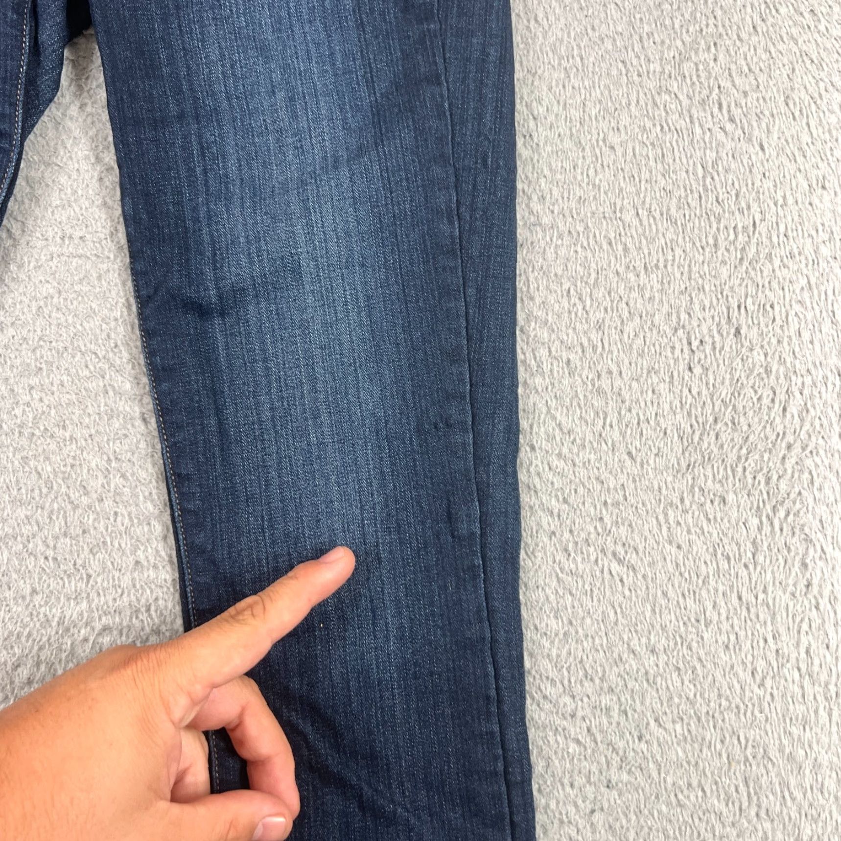 Paige Paige Jeans 26 Verdugo Skinny Cropped Ankle Dark Wash Low Rise Denim Blue Womens Size 26" / US 2 / IT 38 - 4 Thumbnail