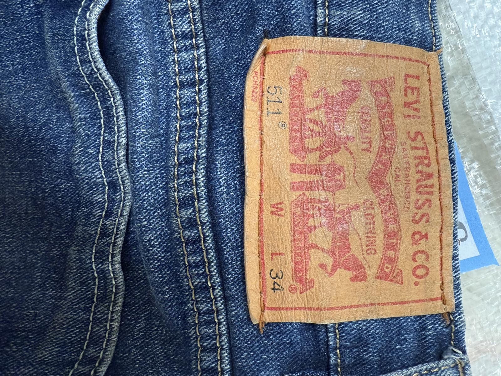 Levi's Levi's 511 Blue Denim Jeans Waist 34 Length 34 Size US 34 / EU 50 - 3 Thumbnail