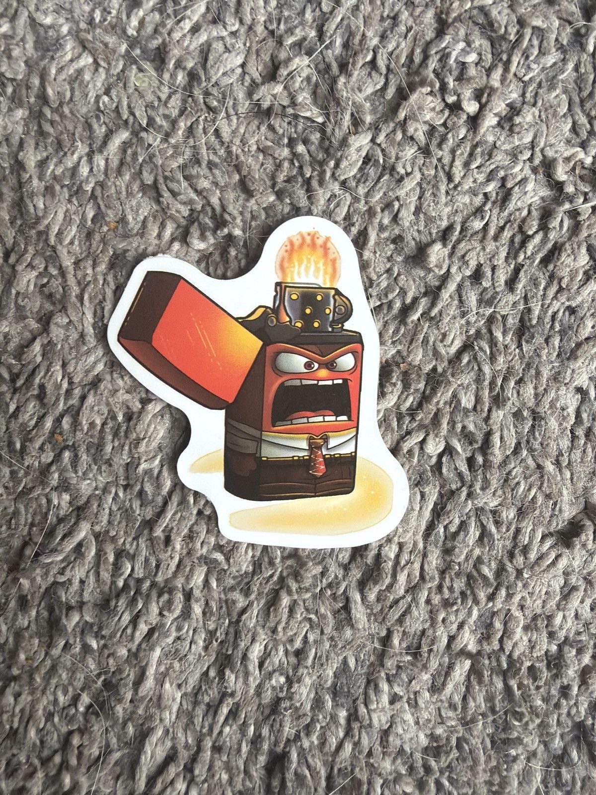 Disney Disney Pixar Inside Out Angry Lighter Sticker Size ONE SIZE - 1 Thumbnail