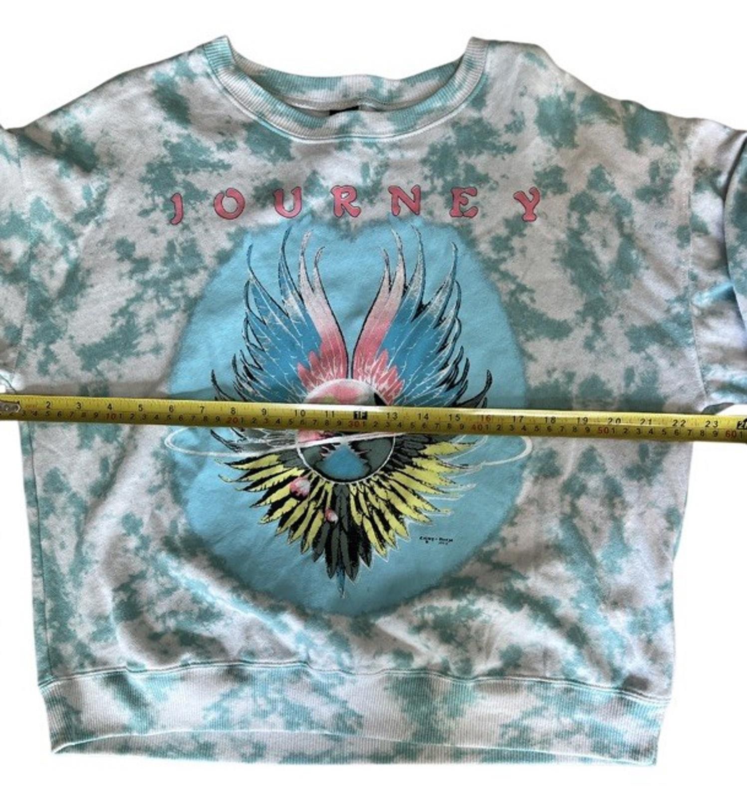 Designer Journey sweatshirt size L tie dye turquoise Size L / US 10 / IT 46 - 2 Thumbnail