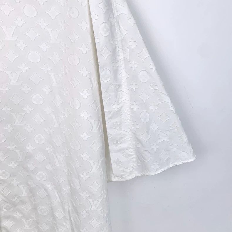 Louis Vuitton Louis Vuitton Cotton lapel short sleeve shirt with white l Size S / US 4 / IT 40 - 4 Thumbnail
