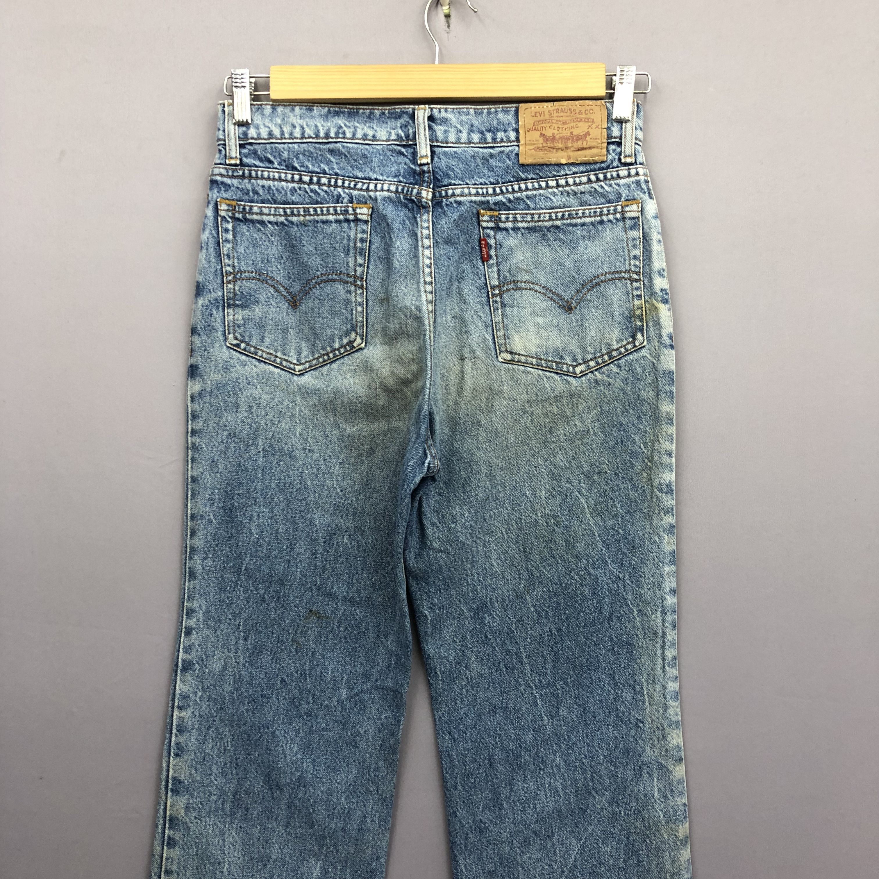 Levi's Vintage 90s Levis 505 Stone Wash Jeans Levi's Faded Denim Size US 30 / EU 46 - 4 Thumbnail