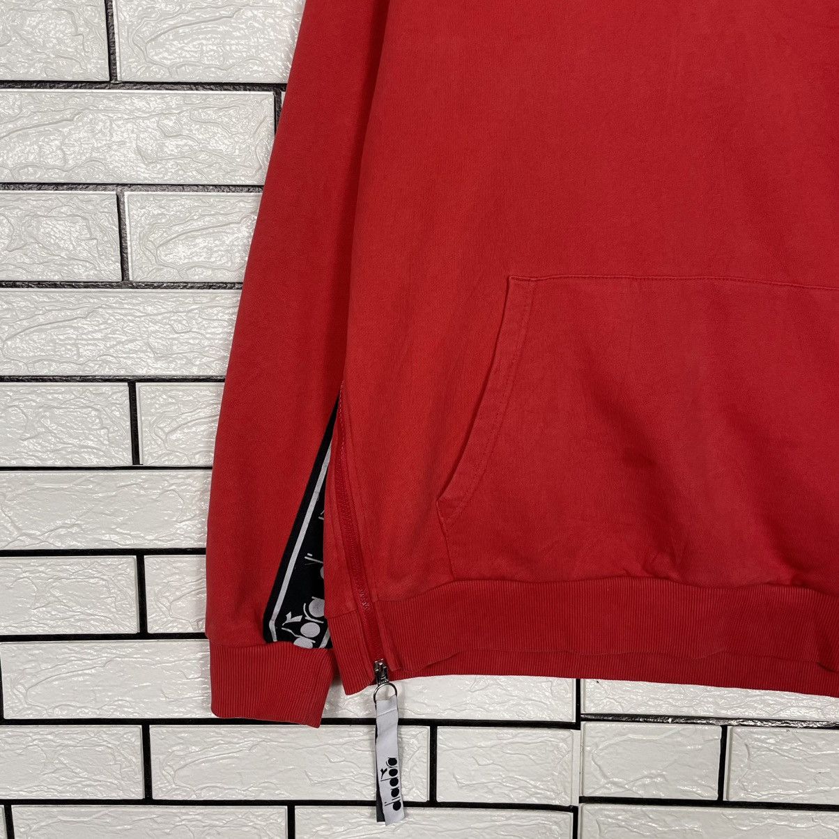 Diadora Diadora Red Pullover Hoodie Size US M / EU 48-50 / 2 - 3 Thumbnail