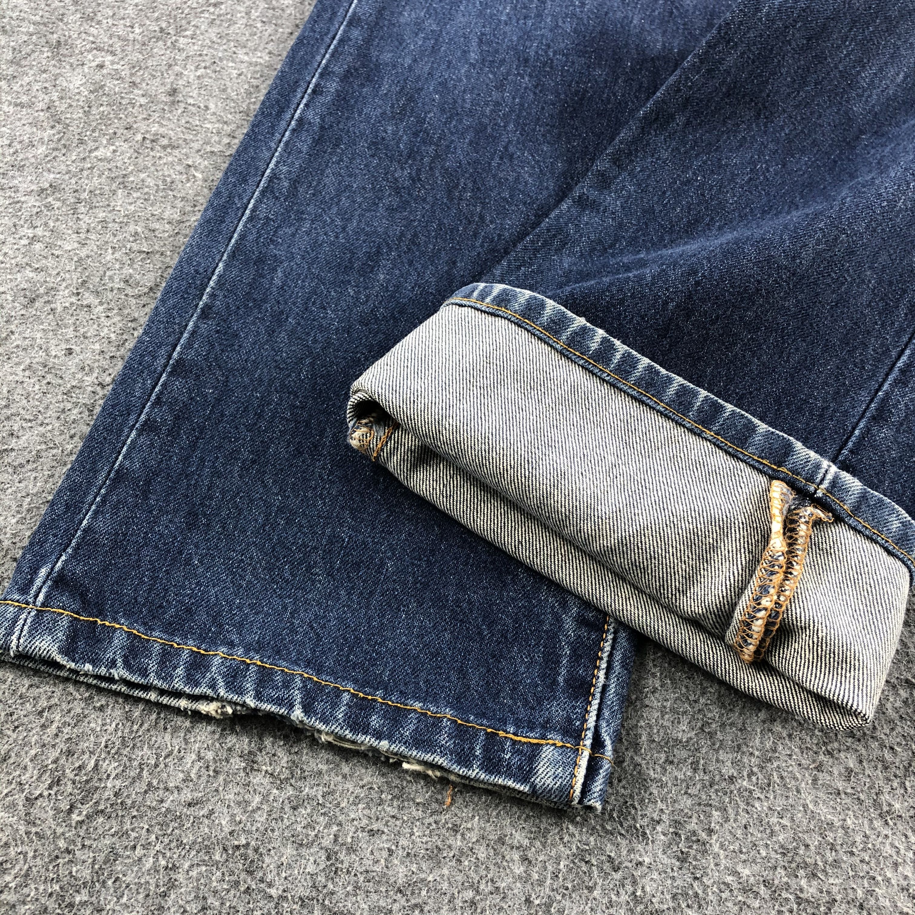 Levi's Vintage Levis 501 Jeans Blue Washed Denim KJ466 Size US 29 - 7 Thumbnail