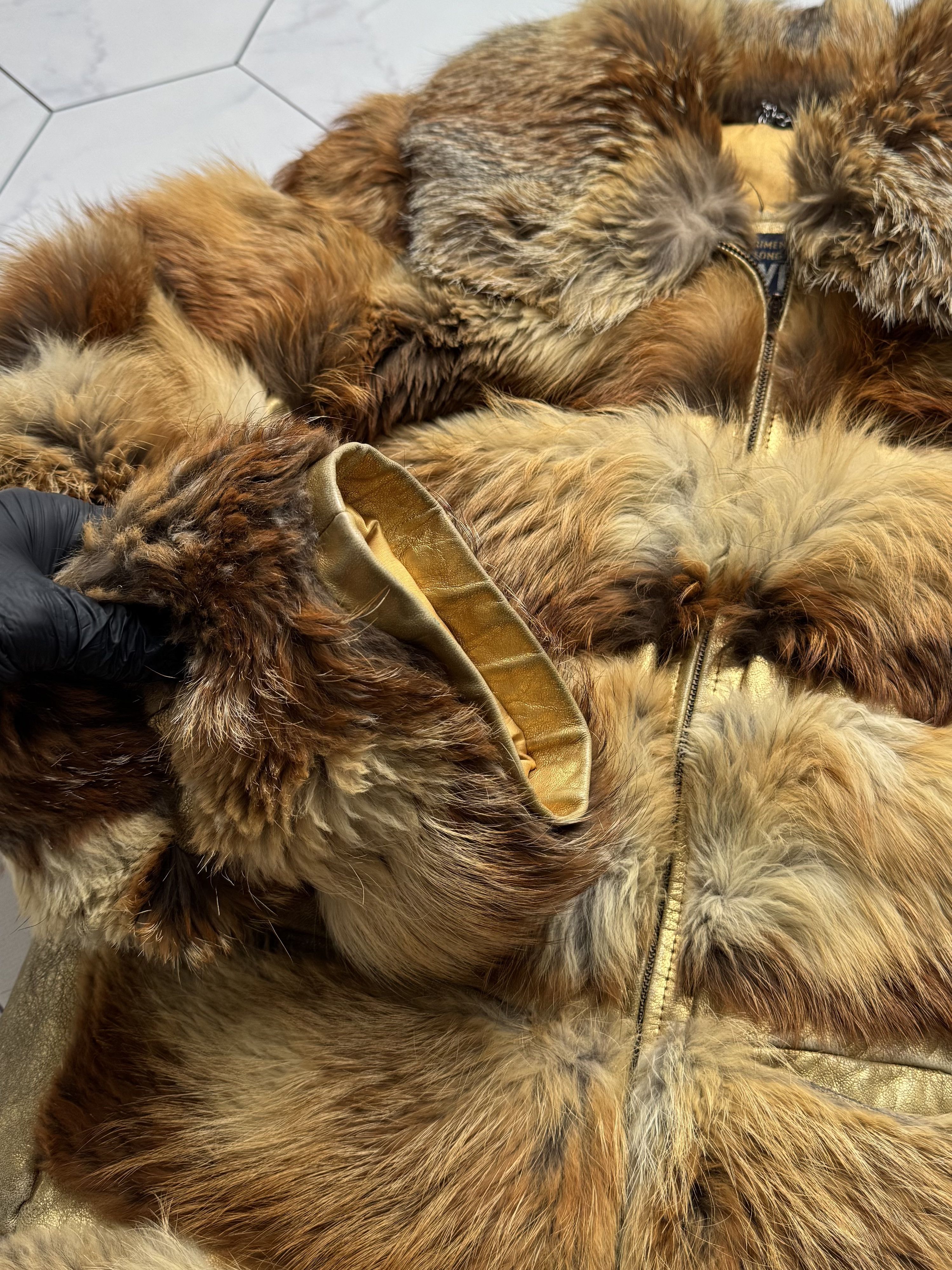 Japanese Brand Vintage Real Fur Hybrid Jacket E2D15 Size XS / US 0-2 / IT 36-38 - 9 Thumbnail