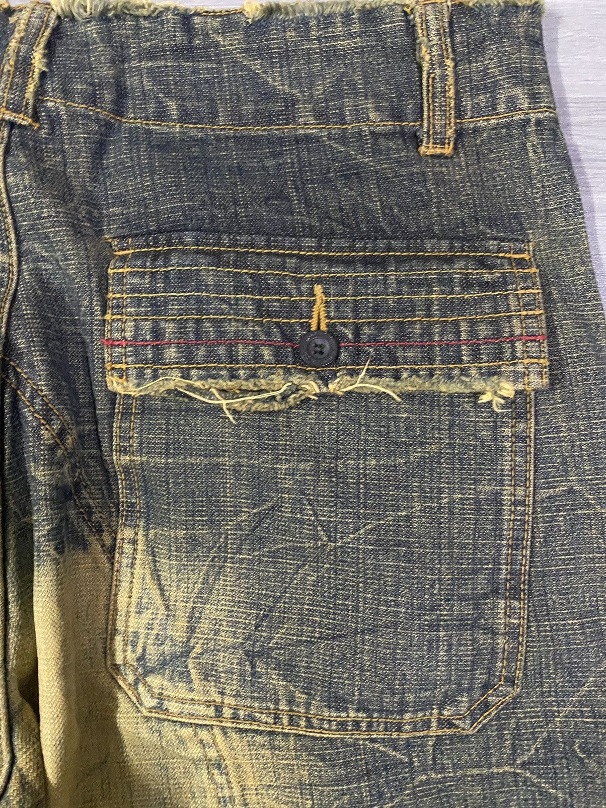 Woolrich Woolen Mills Vintage 90’s WOOLRICH Mudmax Claw Mark Baggy Denim Size US 35 - 21 Thumbnail