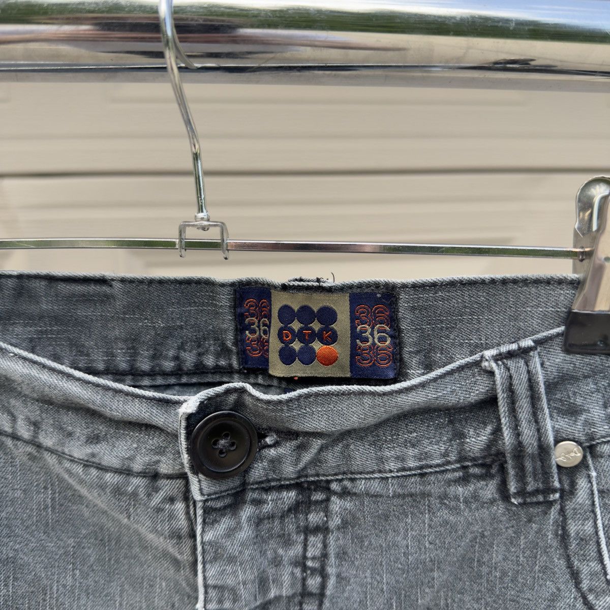 Vintage Faded Thrashed Distressed Y2K Black Skater Shorts ERD Grunge Size US 36 / EU 52 - 4 Thumbnail