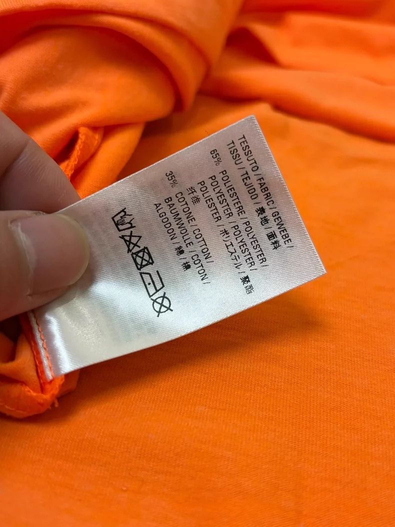 Balenciaga Balenciaga Orange Seven Language short sleeves 2505-Nextarr Size US S / EU 44-46 / 1 - 7 Thumbnail