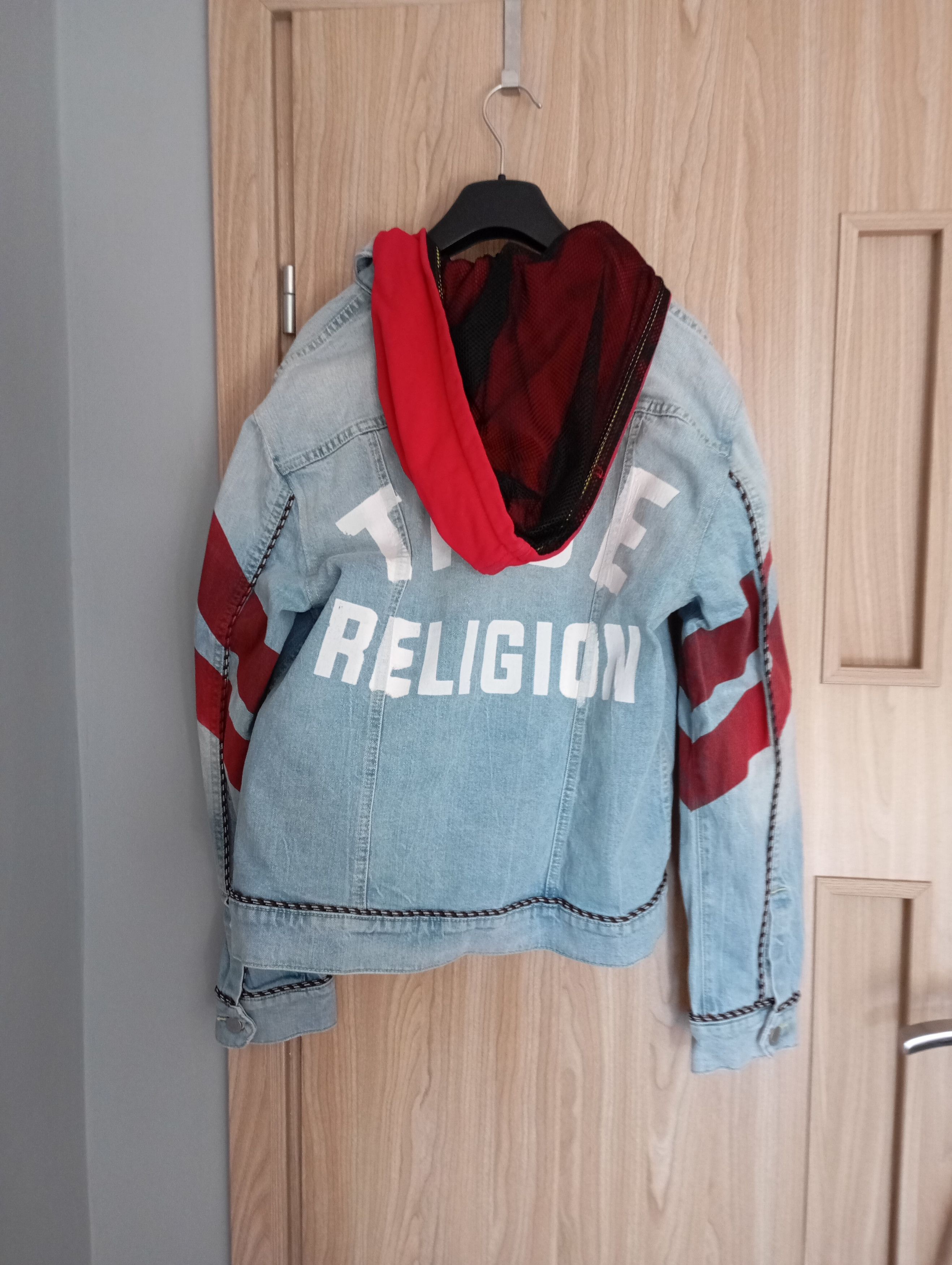 True Religion × Vintage True Religion Hooded Jean Trucker Jacket Size S / US 4 / IT 40 - 3 Thumbnail
