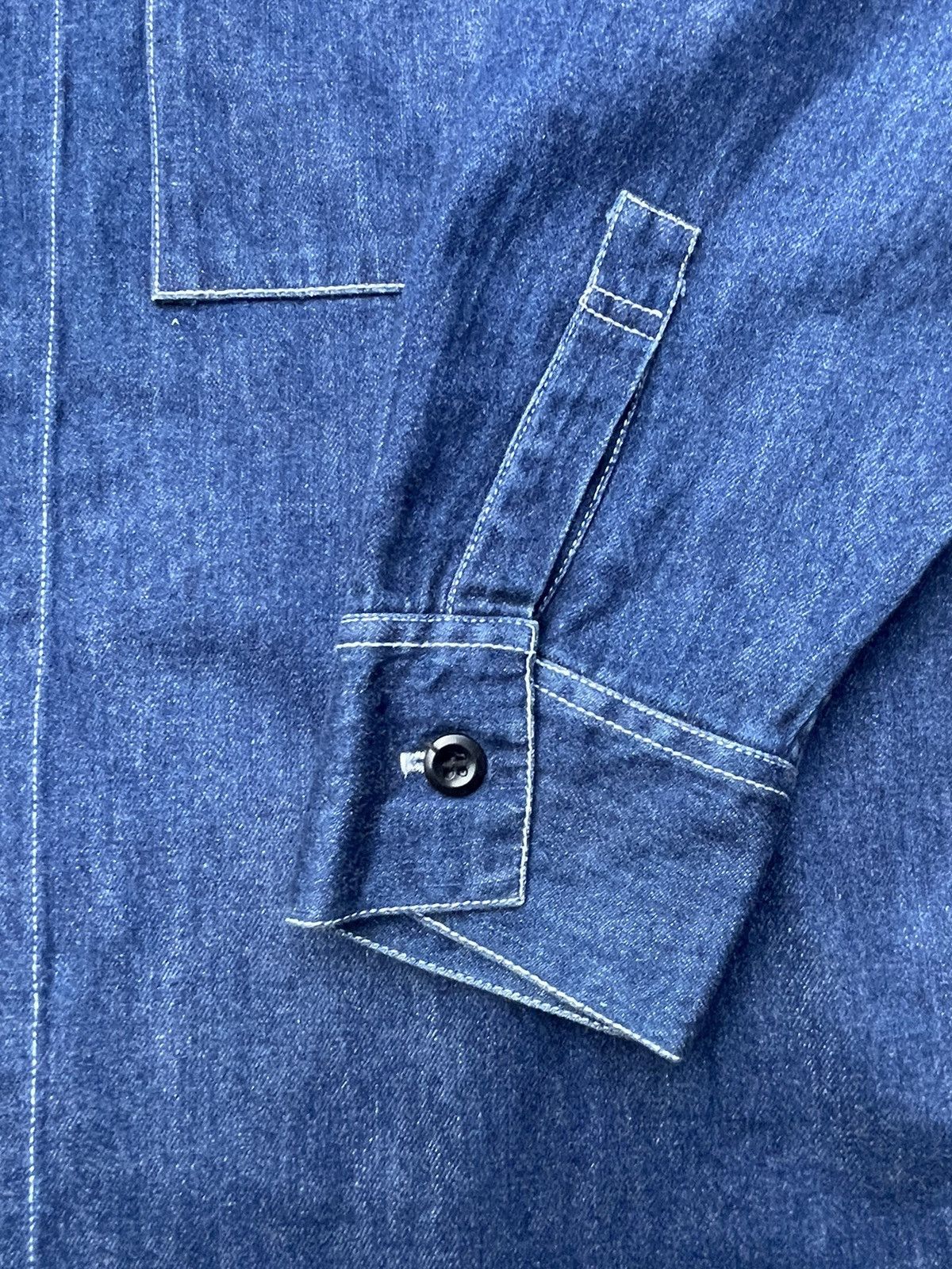 Japanese Brand × Vintage Vintage Flandre Denim Shirt Size US M / EU 48-50 / 2 - 17 Thumbnail