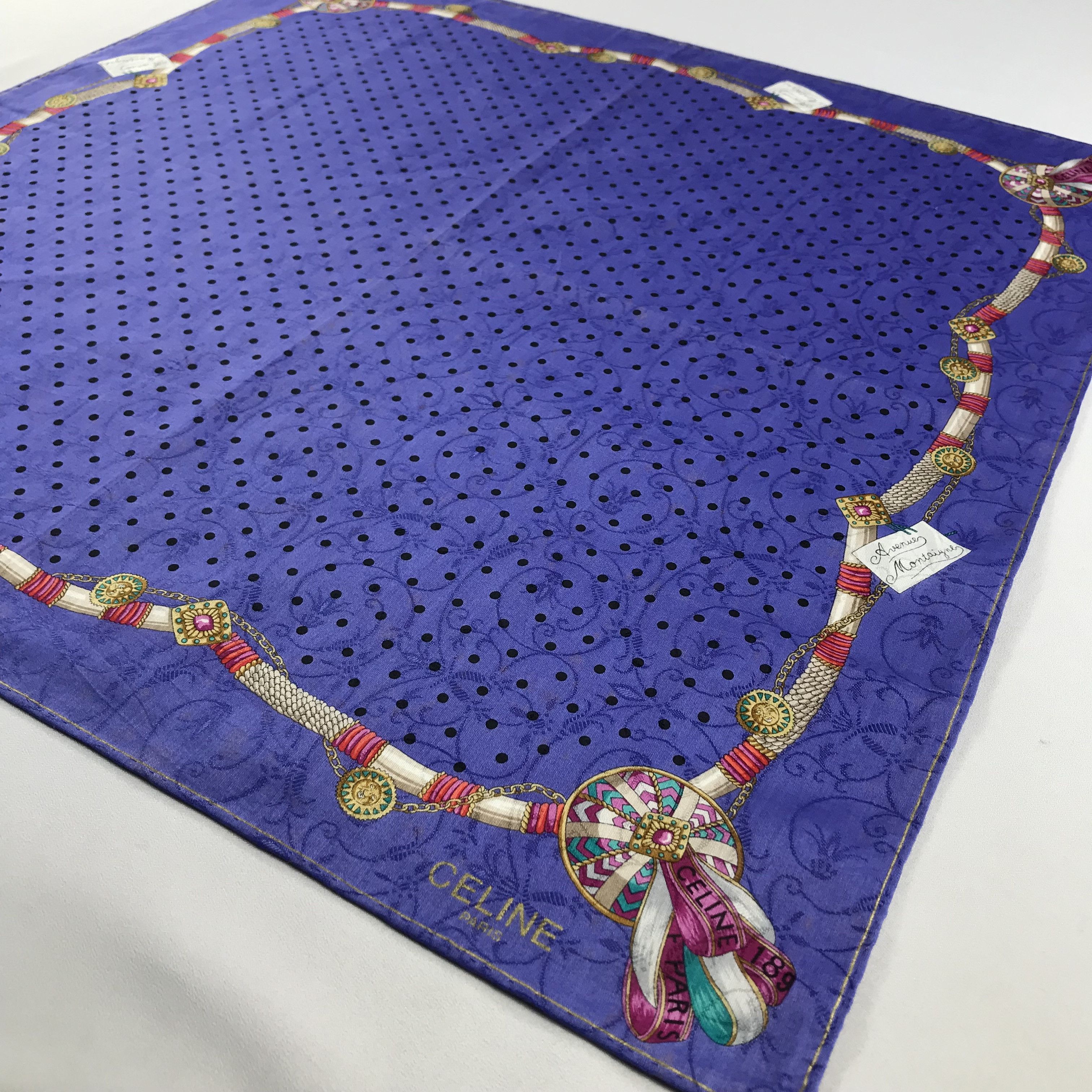 Celine Celine Handkerchief / Bandana / Neckerchief C595 Size ONE SIZE - 4 Thumbnail