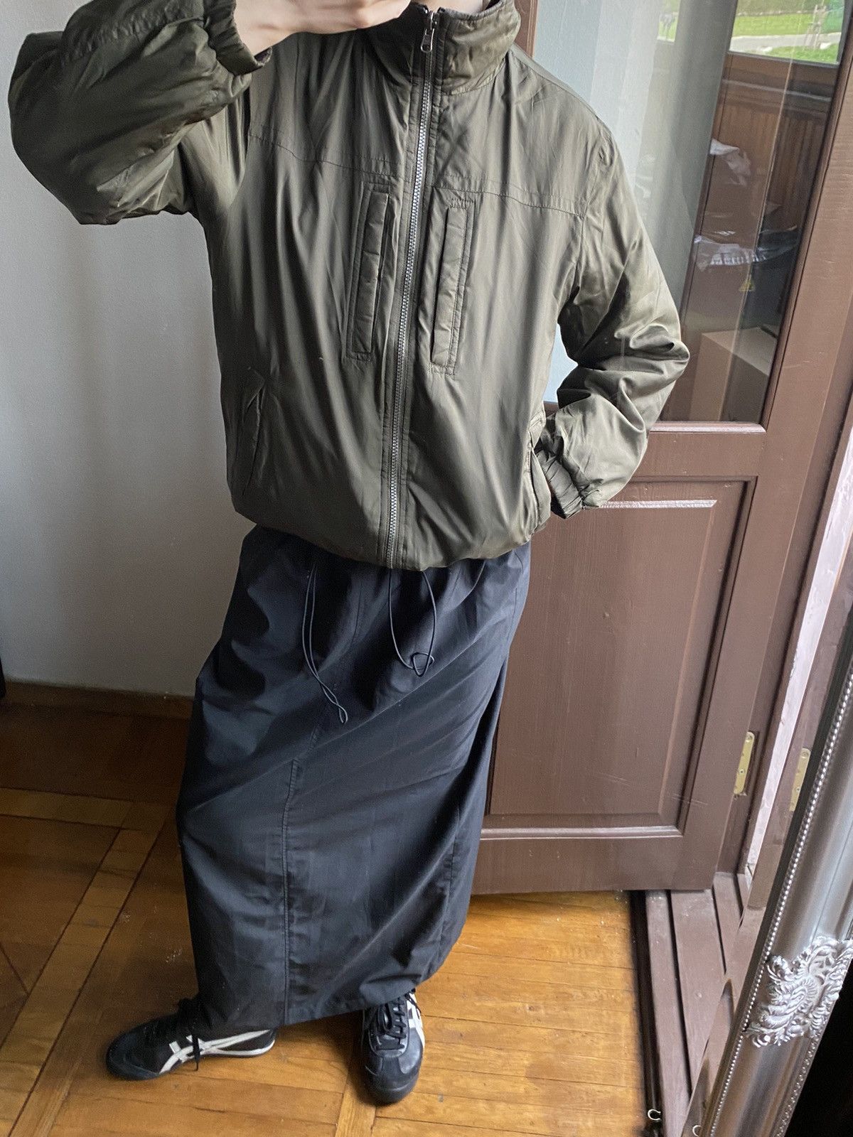 ジャケット・アウター 90s old UNIQLO 2way MA-1 military y2k UNIQLO MA-1ブルゾン ブラウン M y2k - メルカリ