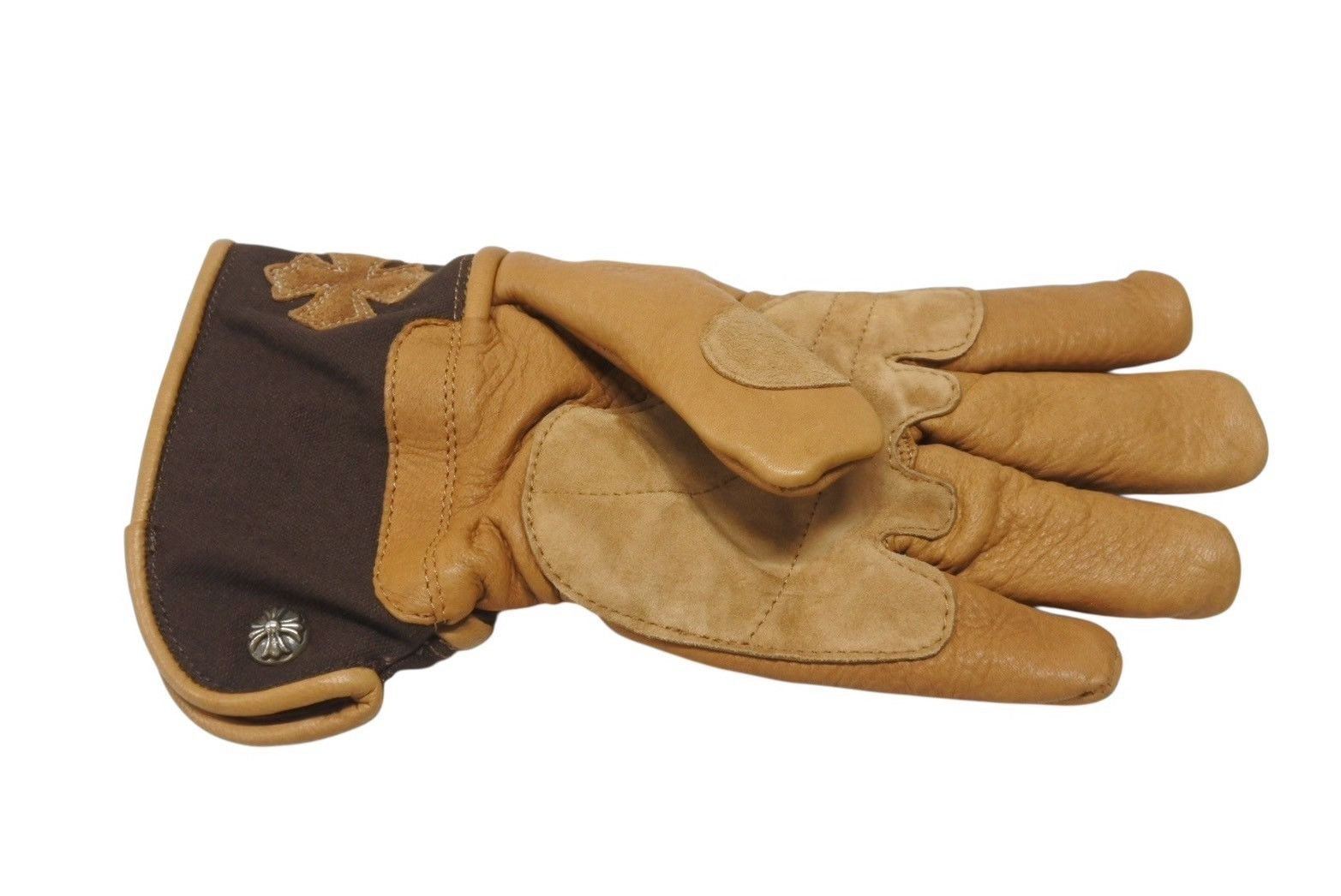 Chrome Hearts Chrome Hearts Plus Patch Leather Gloves Size ONE SIZE - 3 Thumbnail