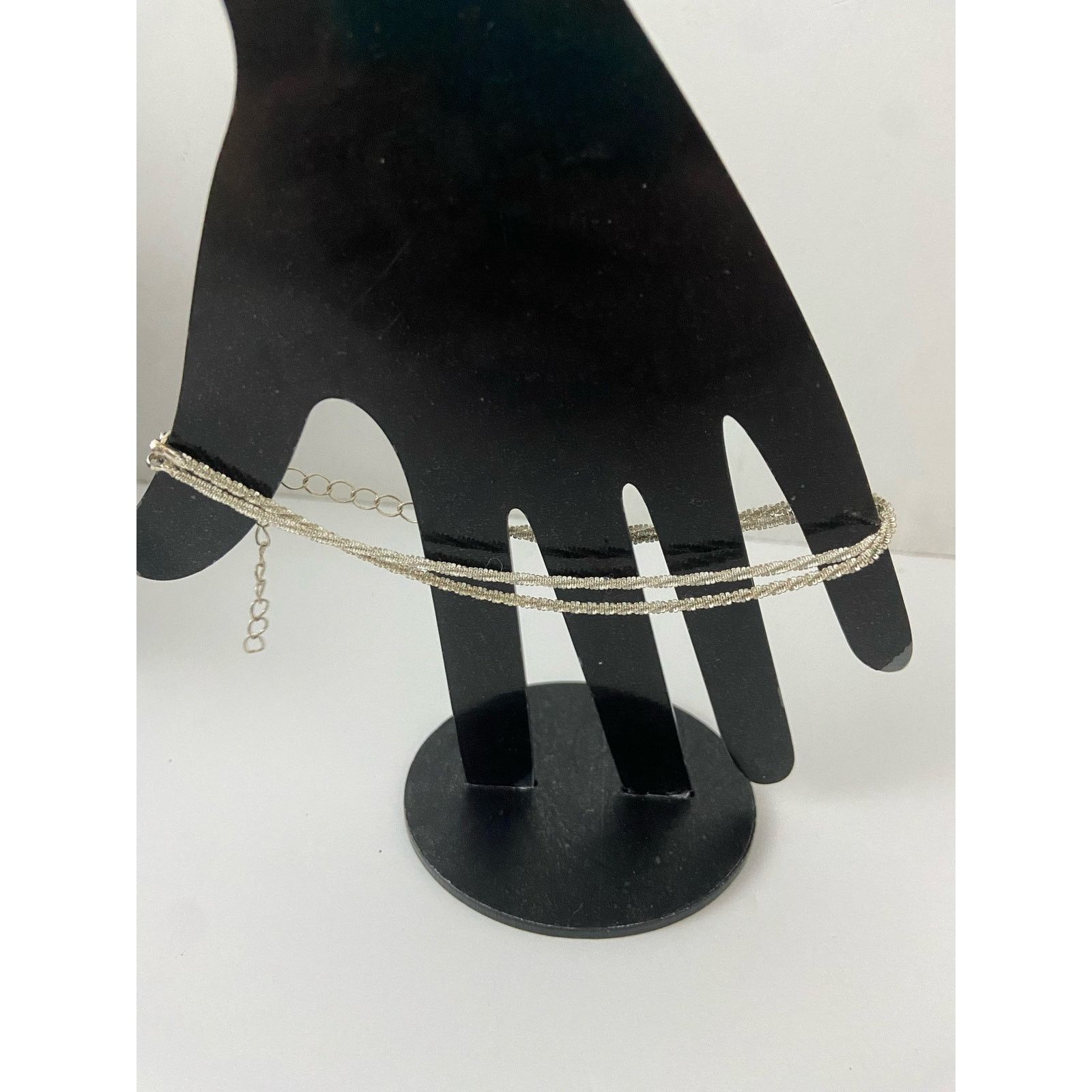 Other Layered chain anklet silver tone Size ONE SIZE - 1 Thumbnail