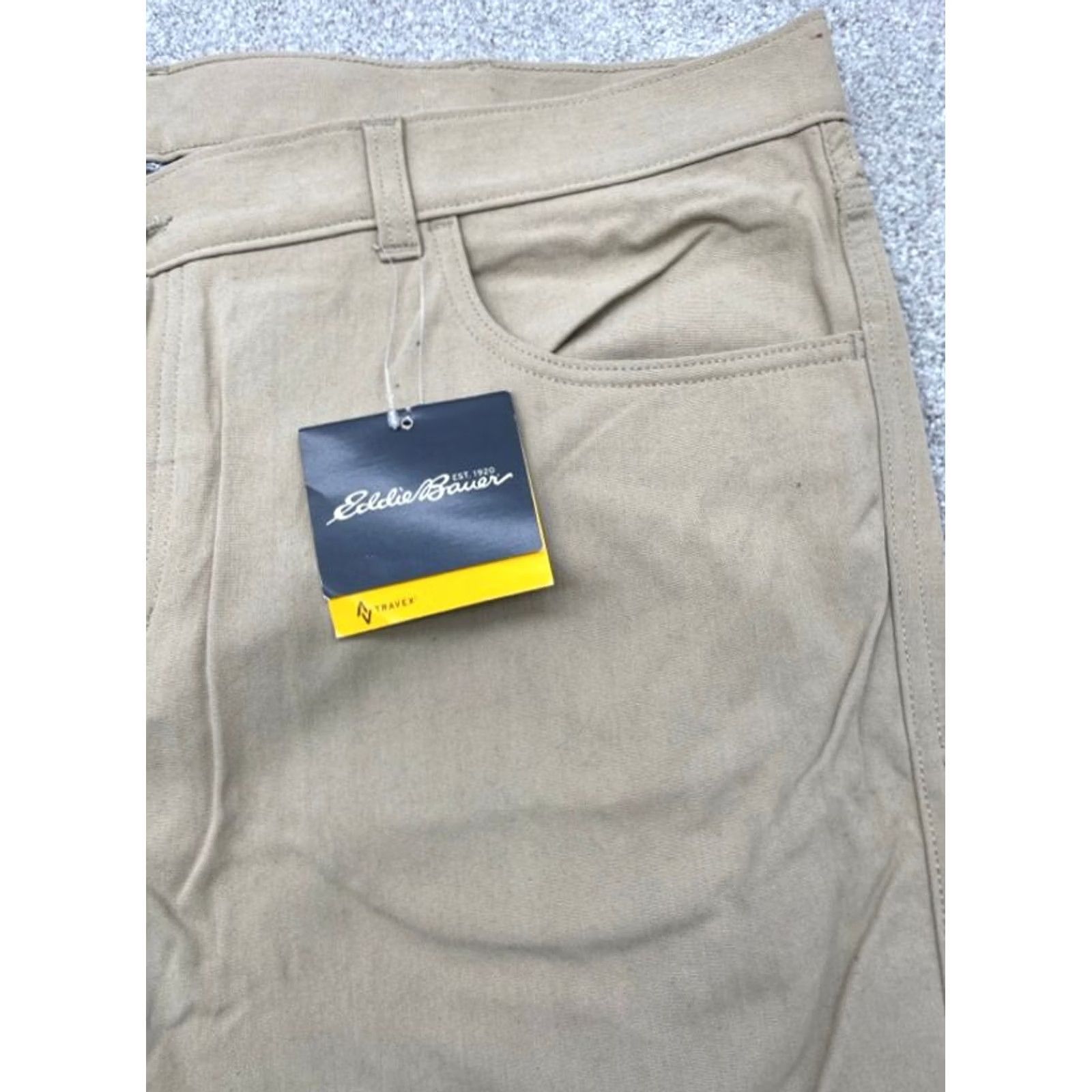 Eddie Bauer Eddie Bauer Men’s Beige Tahoma Rugged Cold Weather Cargo Work Pants 40 x 30 Size US 40 / EU 56 - 3 Thumbnail