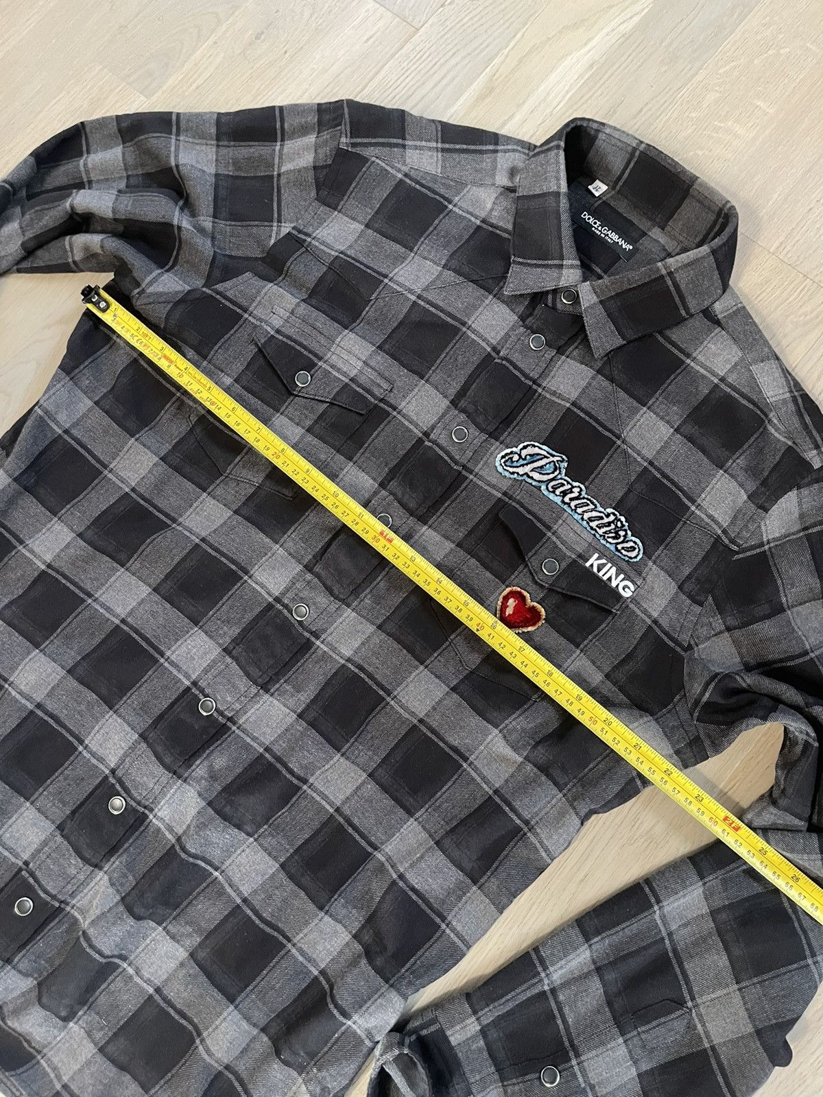 DOLCE AND GABBANA shirt SEE REAL TAPE MEASUREMENTS IN PHOTOS