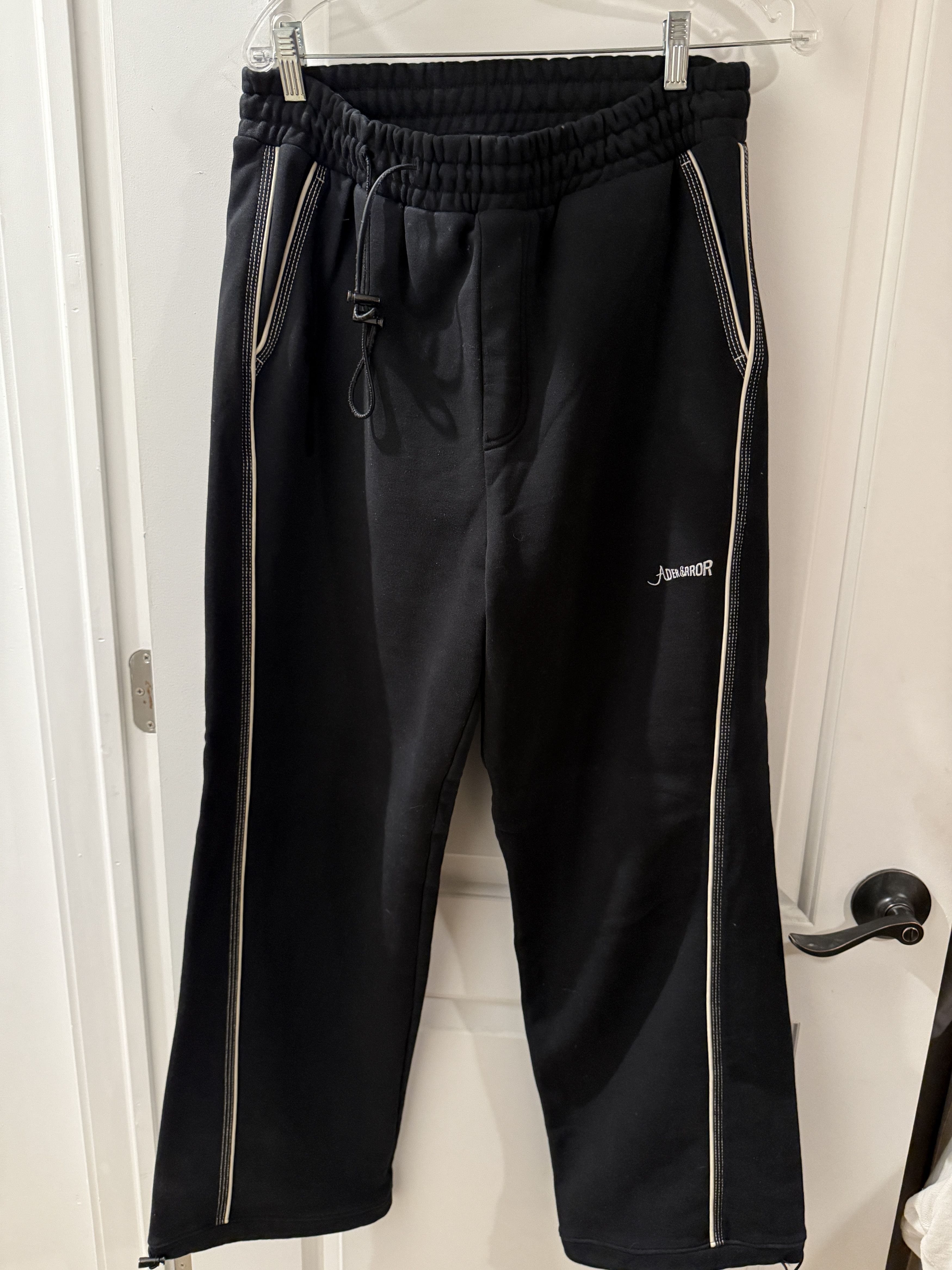 Ader Error Ader Error Black Lounge Sweat Flare Pants Size US 32 / EU 48 - 2 Thumbnail