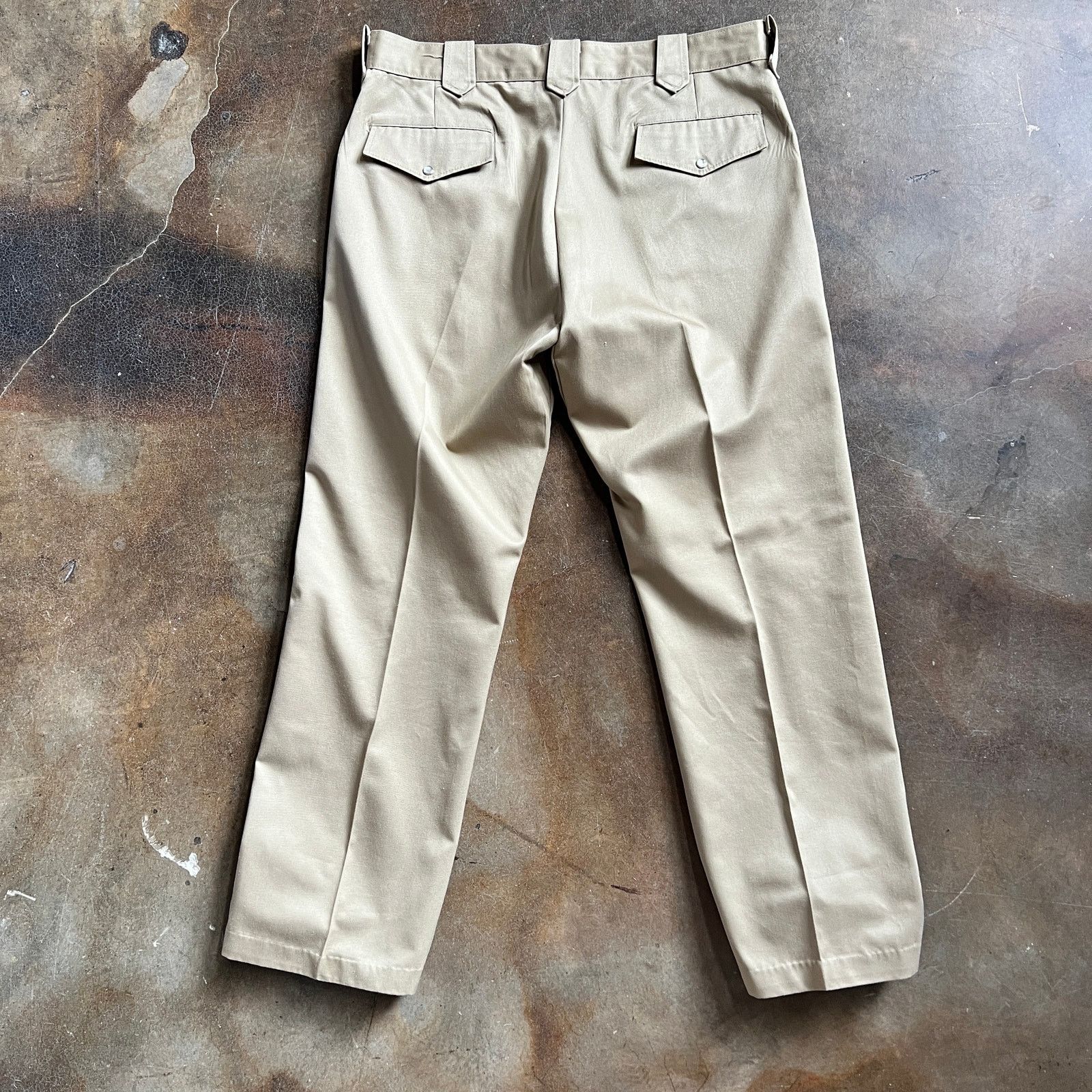 Vintage VTG RARE Tuf-Nut USA Pearl Snap Pocket Tan Pants 36x32 Size US 36 / EU 52 - 4 Thumbnail