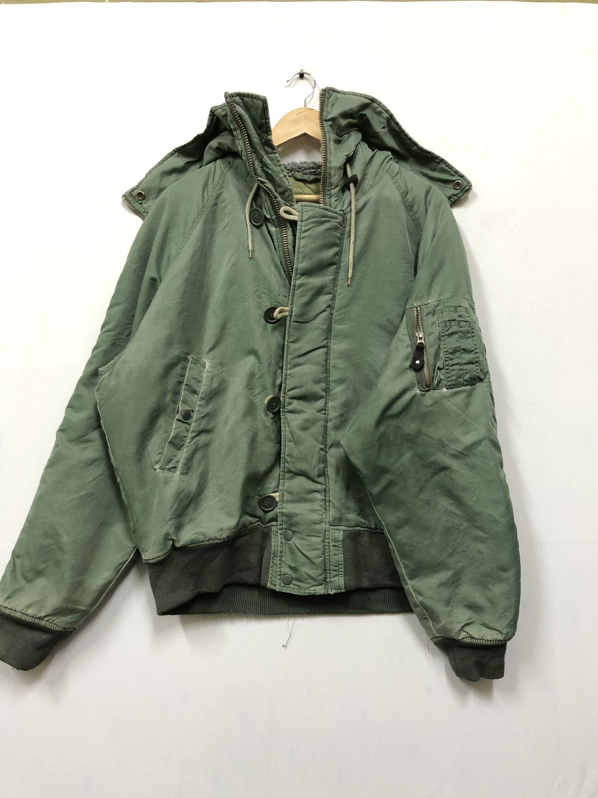 Other 80s BOMBER JACKET FULL HOODIE WINTER Size US XL / EU 56 / 4 - 11 Thumbnail