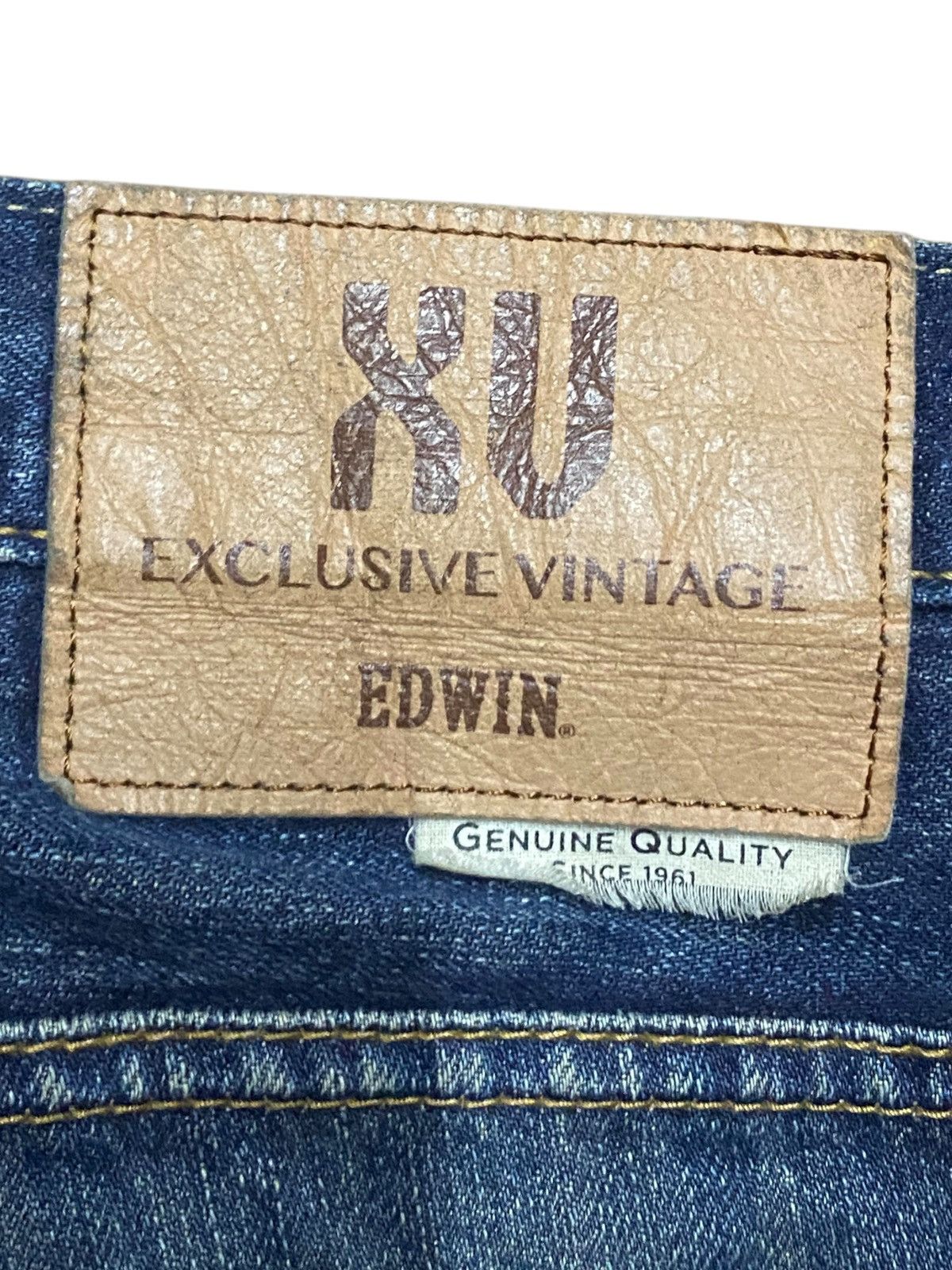 Junya Watanabe Vintage Edwin XV 04 Mud Wash Distressed Loose Jeans Size US 36 / EU 52 - 14 Thumbnail