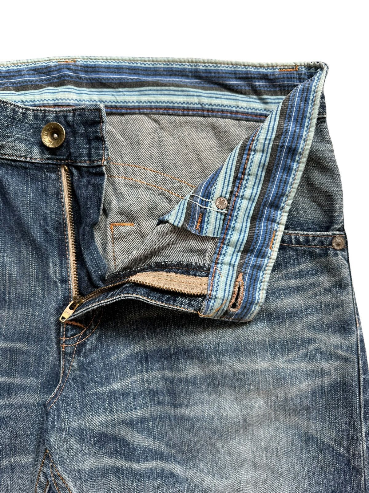 Edwin Vintage Edwin XV Exclusive Distressed Denim Jeans Size US 32 / EU 48 - 10 Thumbnail