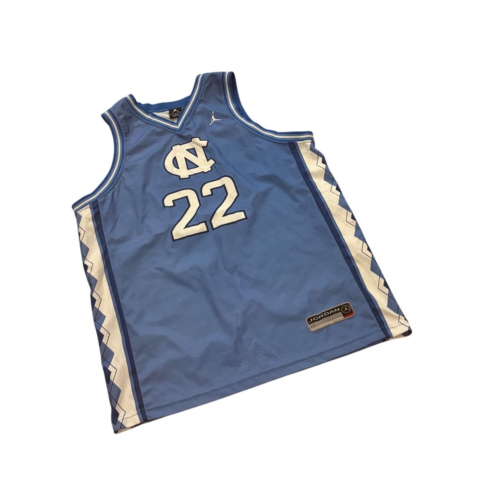Jordan Brand Nike Air Jordan North Carolina Tar Heels #22 Basketball Jers Size US L / EU 52-54 / 3 - 3 Thumbnail