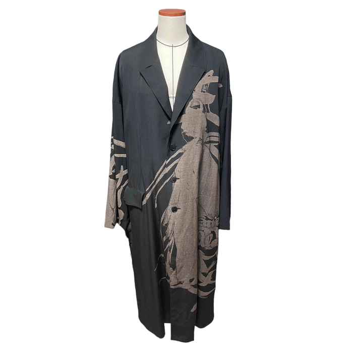 Yohji Yamamoto Pour Homme 17ss look 40 reversible big coat | Grailed