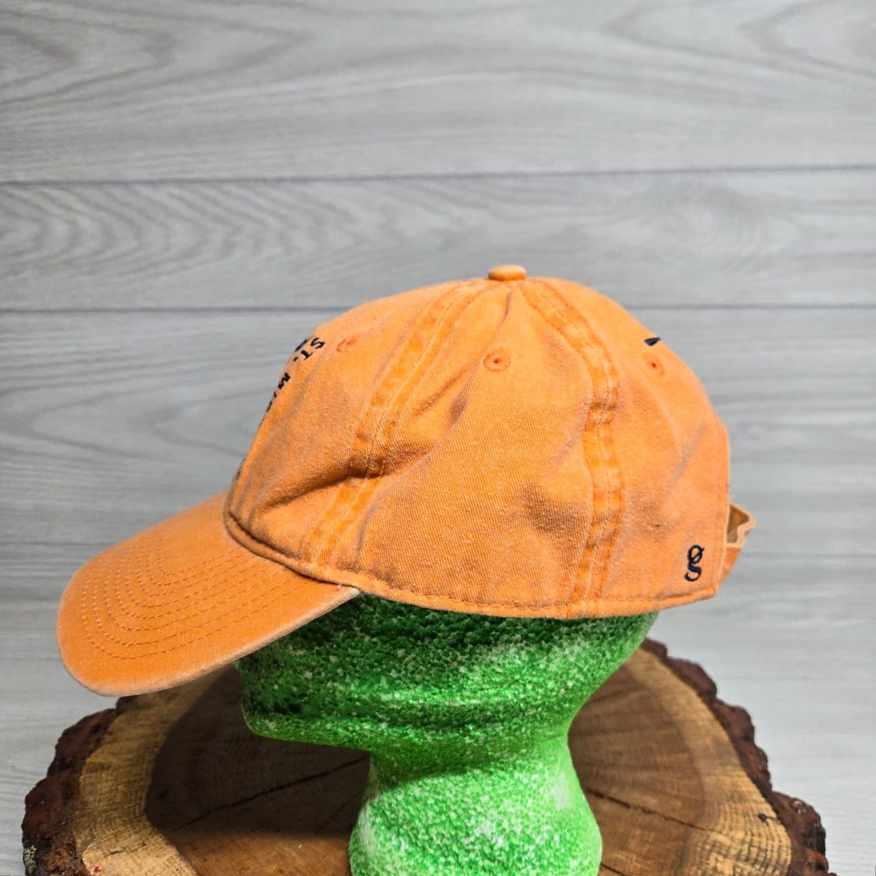 Vintage Vintage St. Michael's College Embroidered Orange Canvas Baseball Cap Adjustable Unisex Adults Size ONE SIZE - 4 Thumbnail