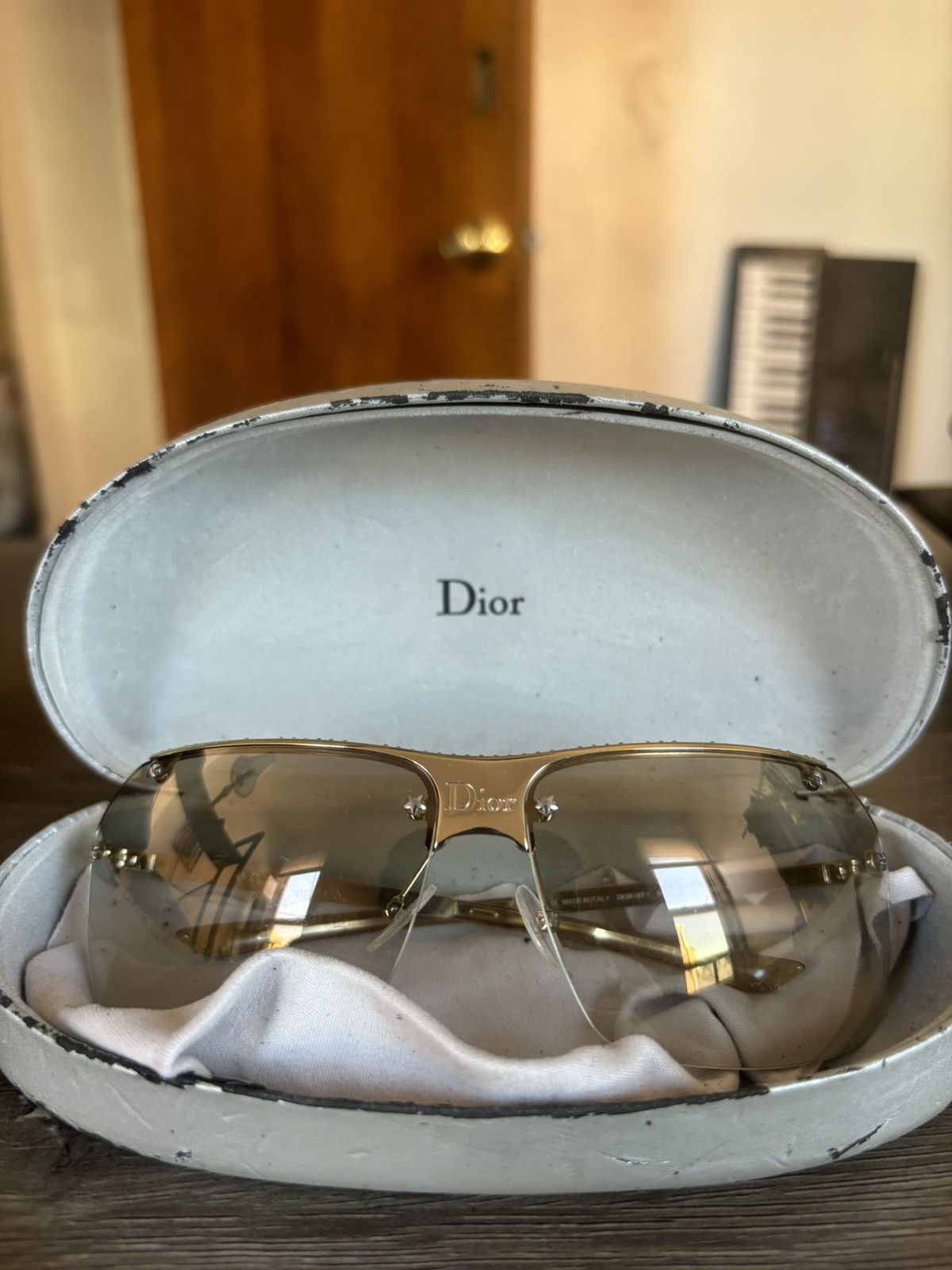 image of Statement Dior Sunglasses in Silver, Men's
