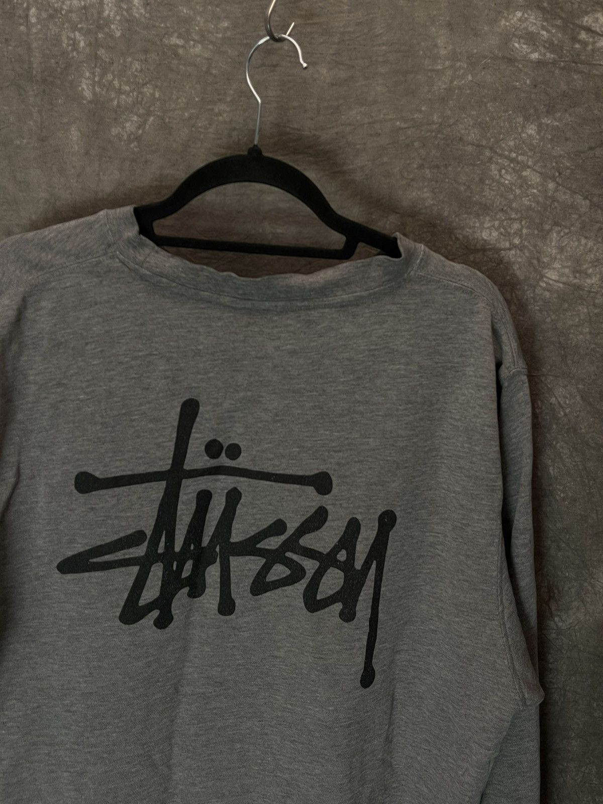 Stussy × Vintage Vintage Stuusy sweatshirt Big Logo Rare Made in USA Size US XL / EU 56 / 4 - 2 Thumbnail